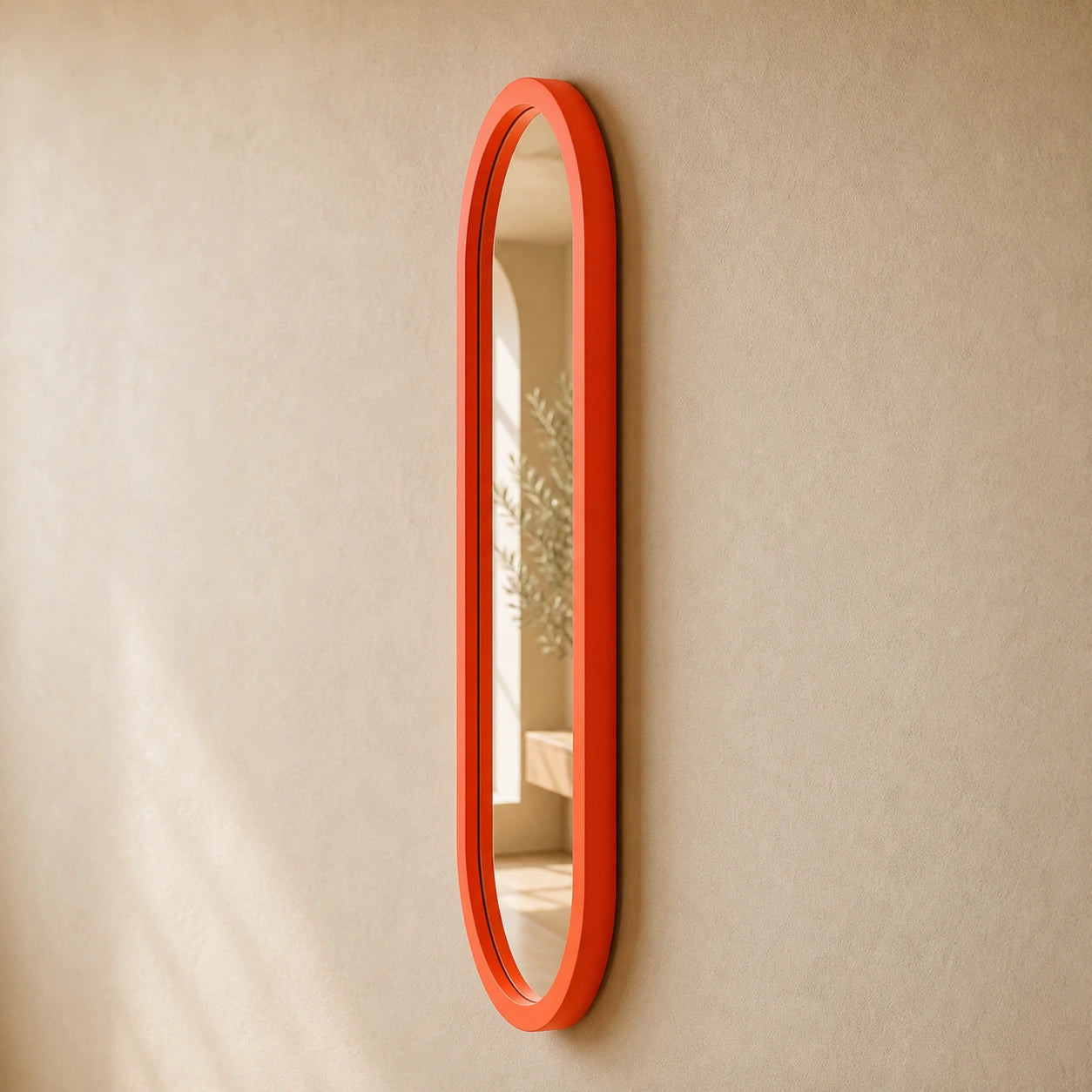 The Pill Mirror | Orange Mirror Interior Moderna