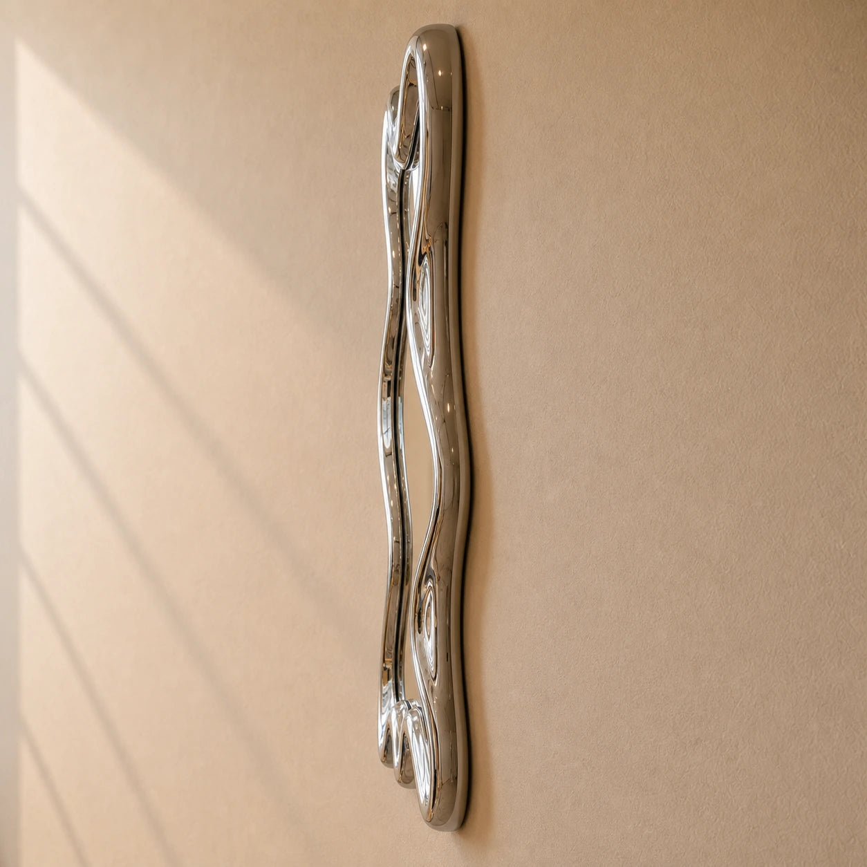 Tidal Mirror | Chrome Mirror Interior Moderna