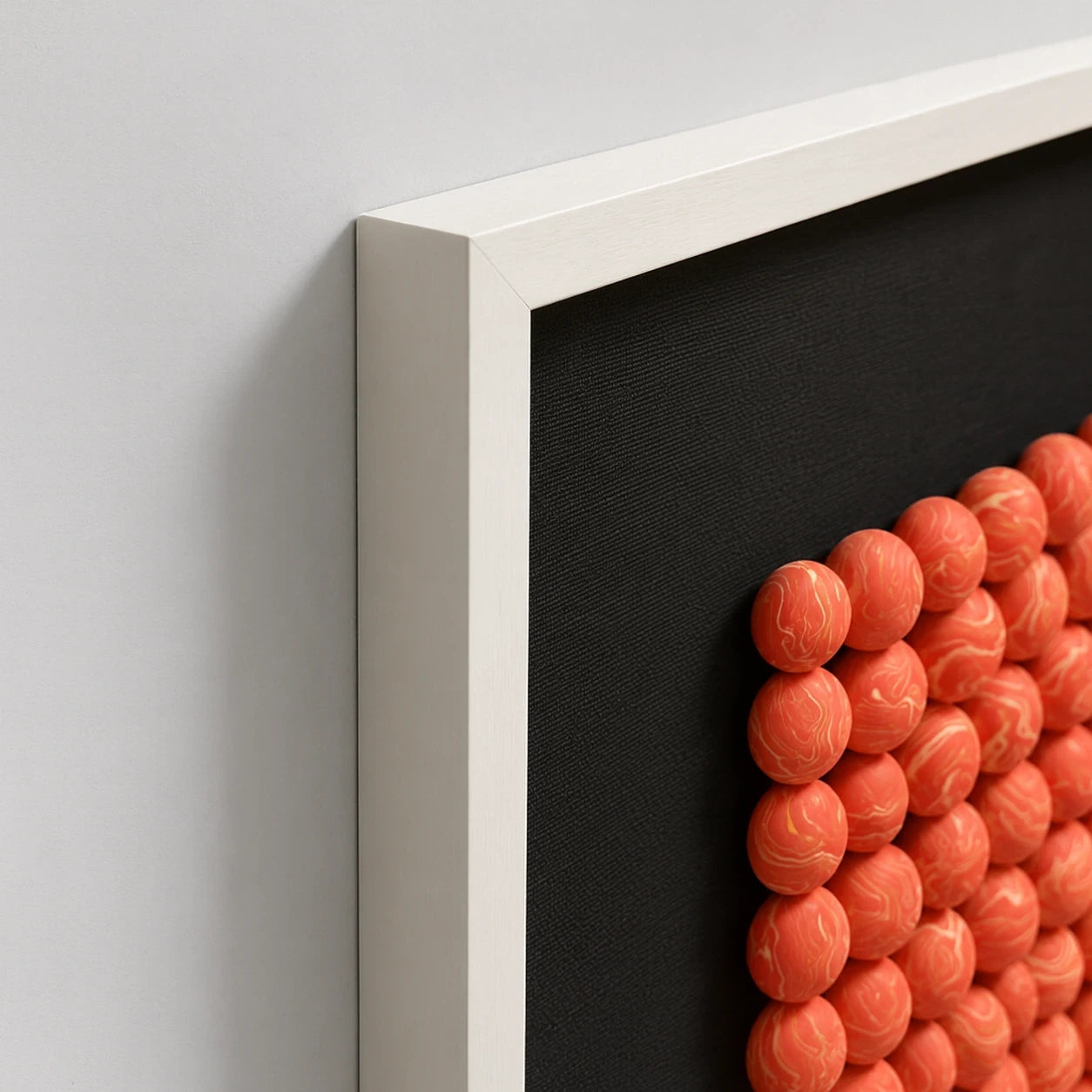 Orange Haze Bubble Cluster Wall Art Interior Moderna