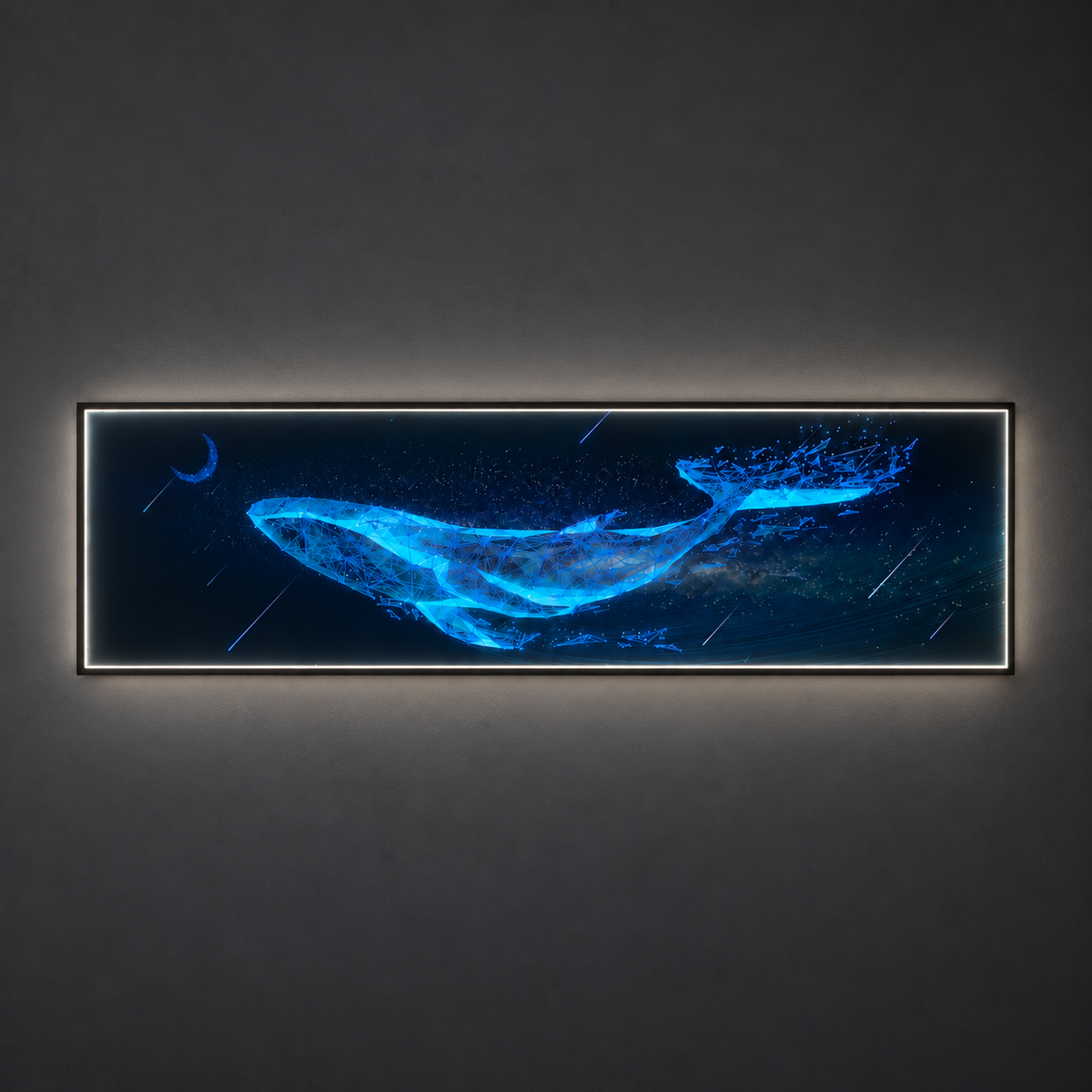 Deep Ocean Glow Wall Art Interior Moderna New