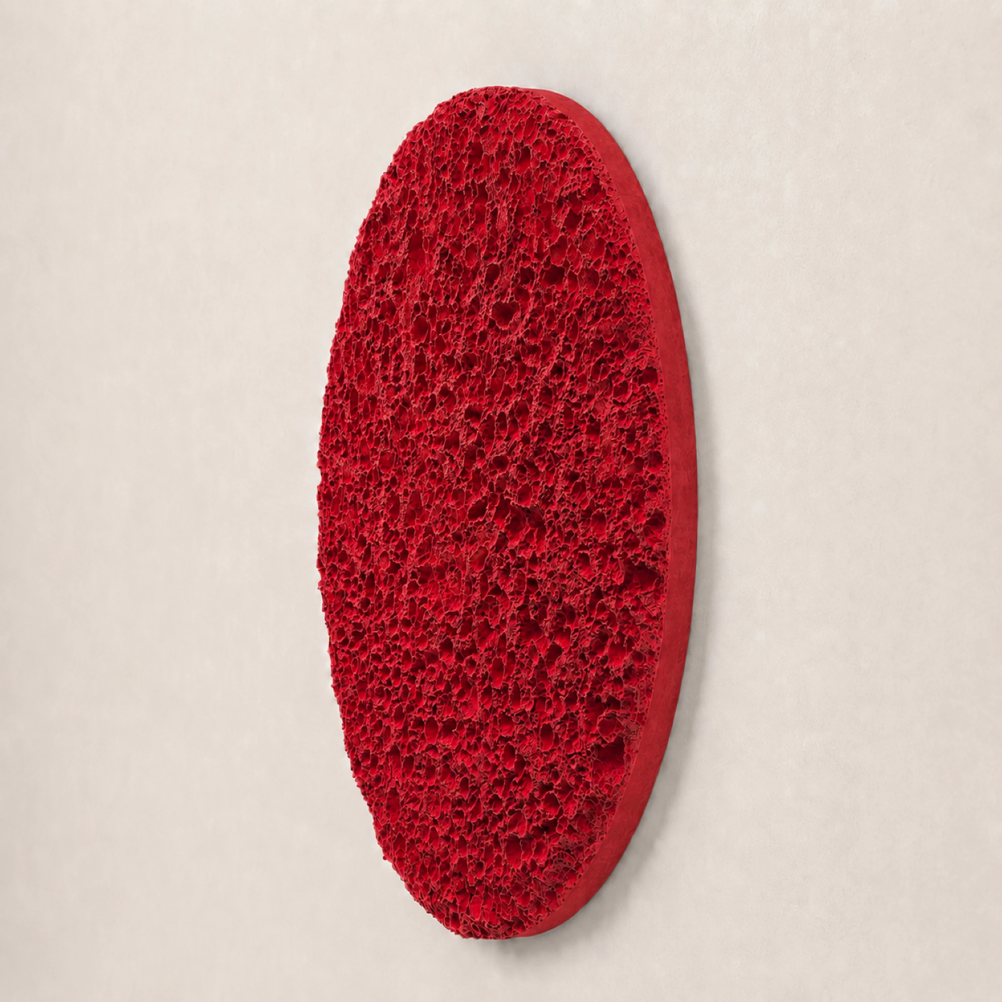 Erosion | Crimson Field Wall Art Interior Moderna