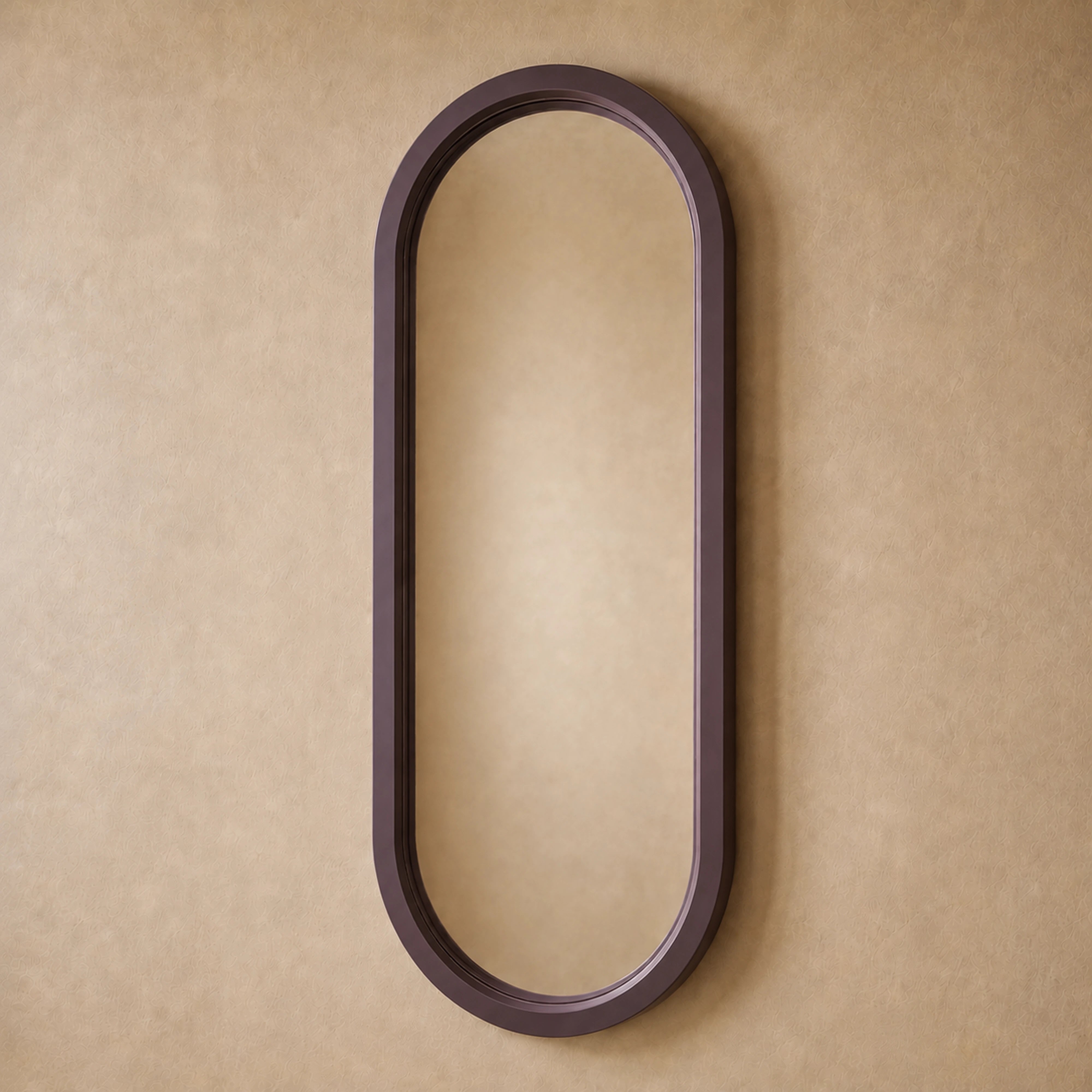 The Pill Mirror | Brown Mirror Interior Moderna