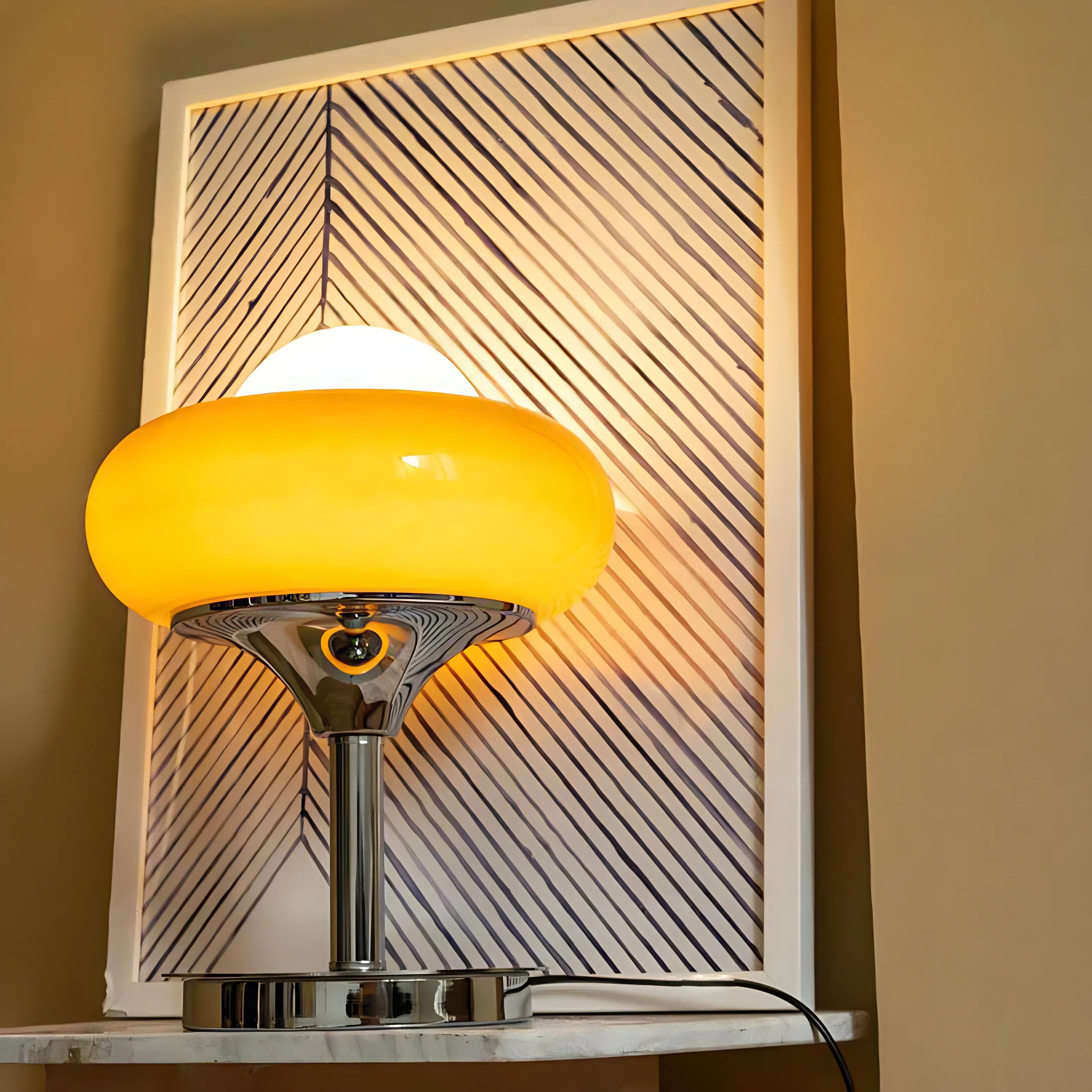 Sunburst Glow Lamp Lamp Interior Moderna