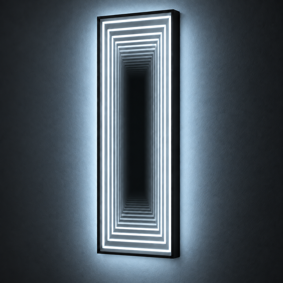 Tall Infinity Mirror Mirror Interior Moderna