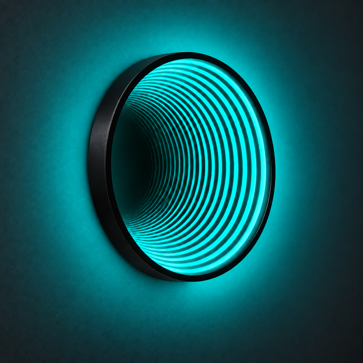 Circle Infinity Mirror Mirror Interior Moderna