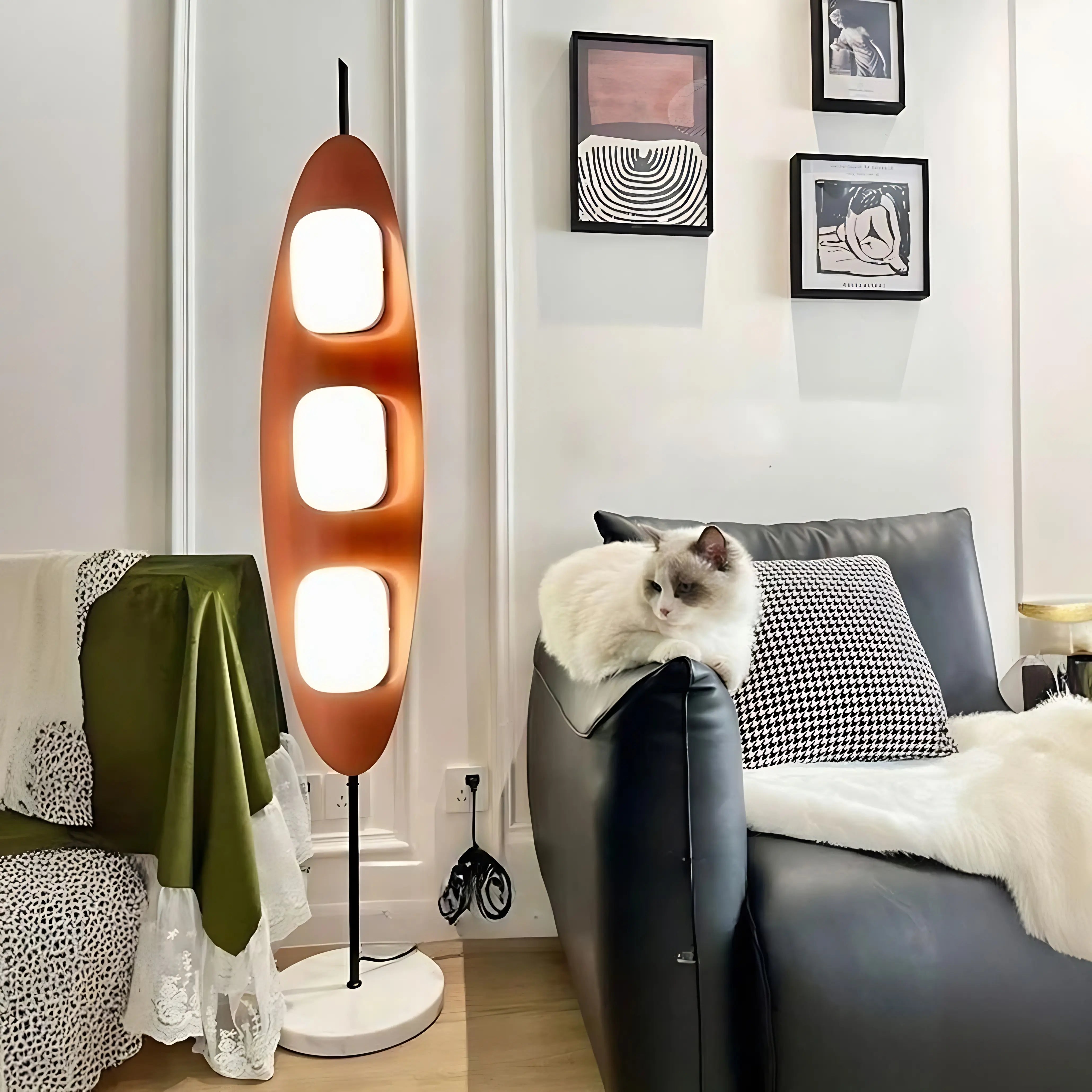 Totem Surfboard Floor Lamp Lamp Interior Moderna