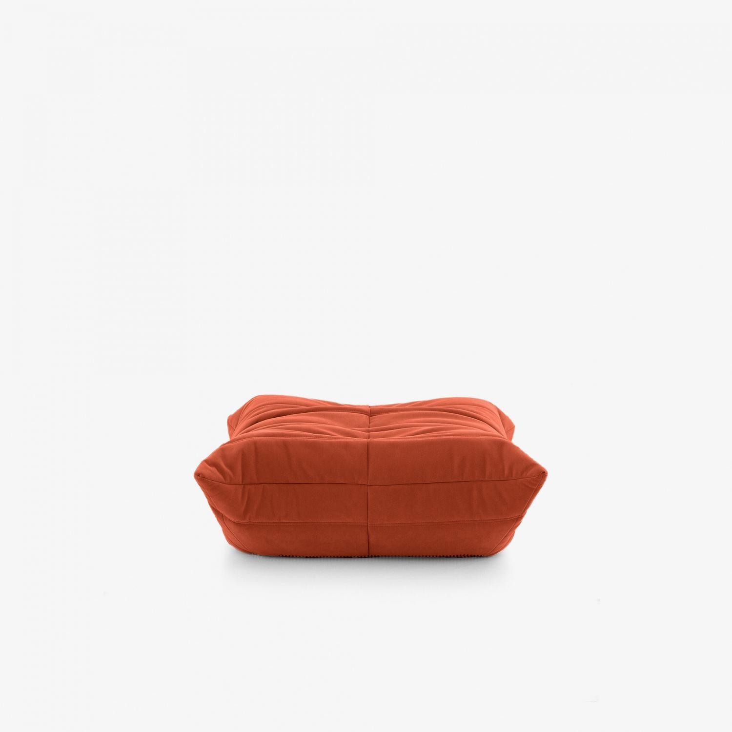 Togo Ottoman Sofa Interior Moderna Rust Orange  