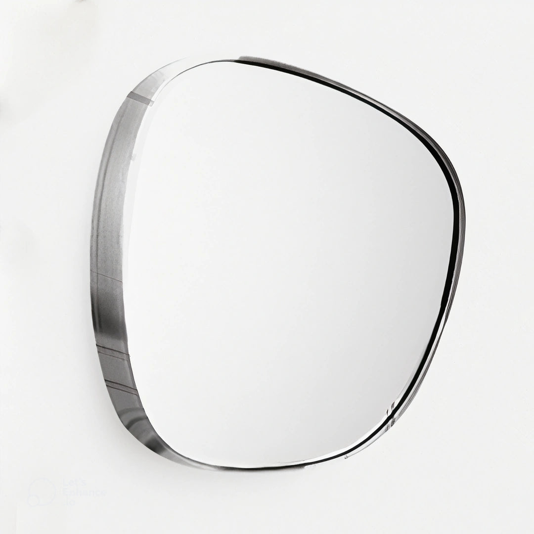Pebble Mirror Set Mirror Interior Moderna Chrome Silver Piece B