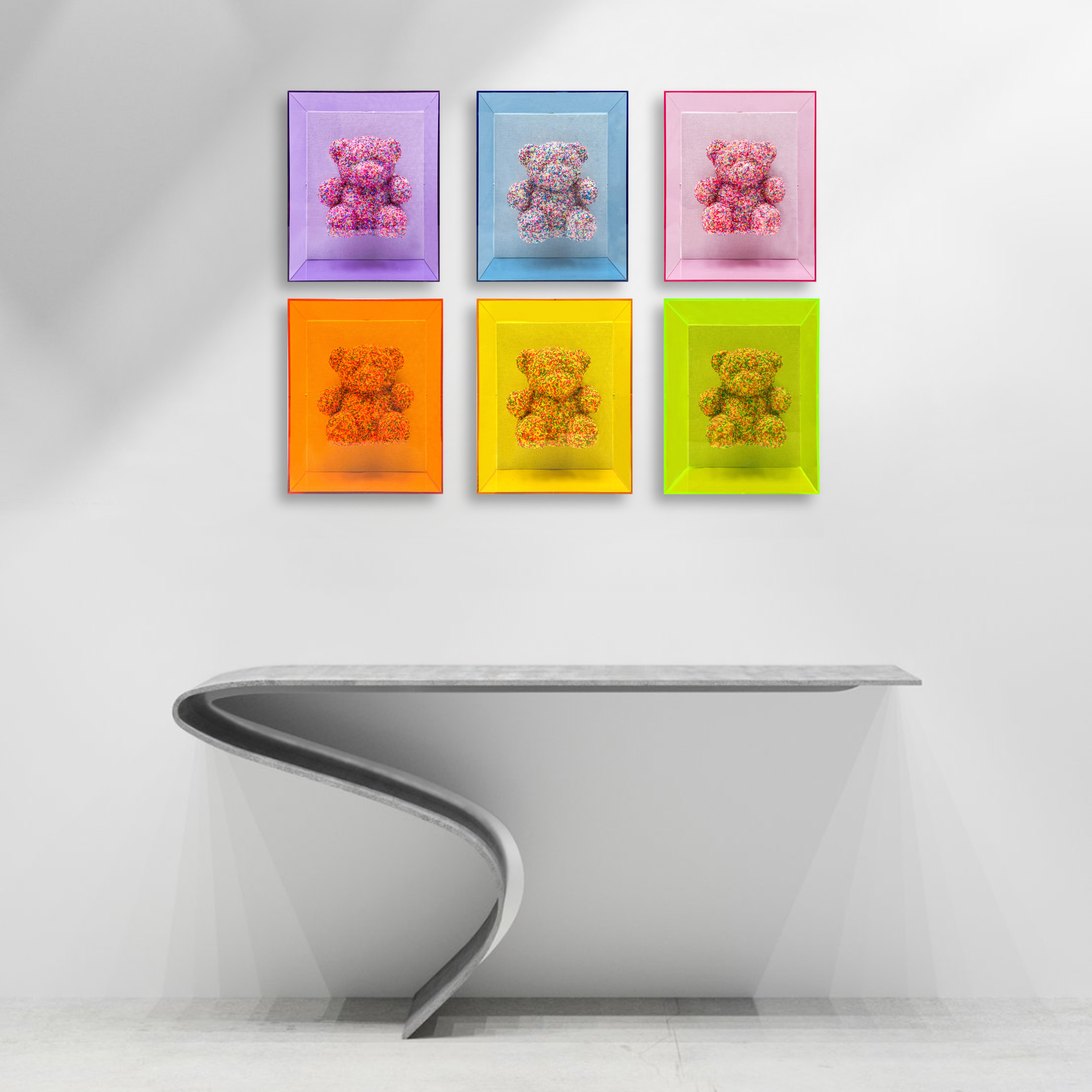 Sprinkle Gummy Bear Wall Art Wall Art Interior Moderna   