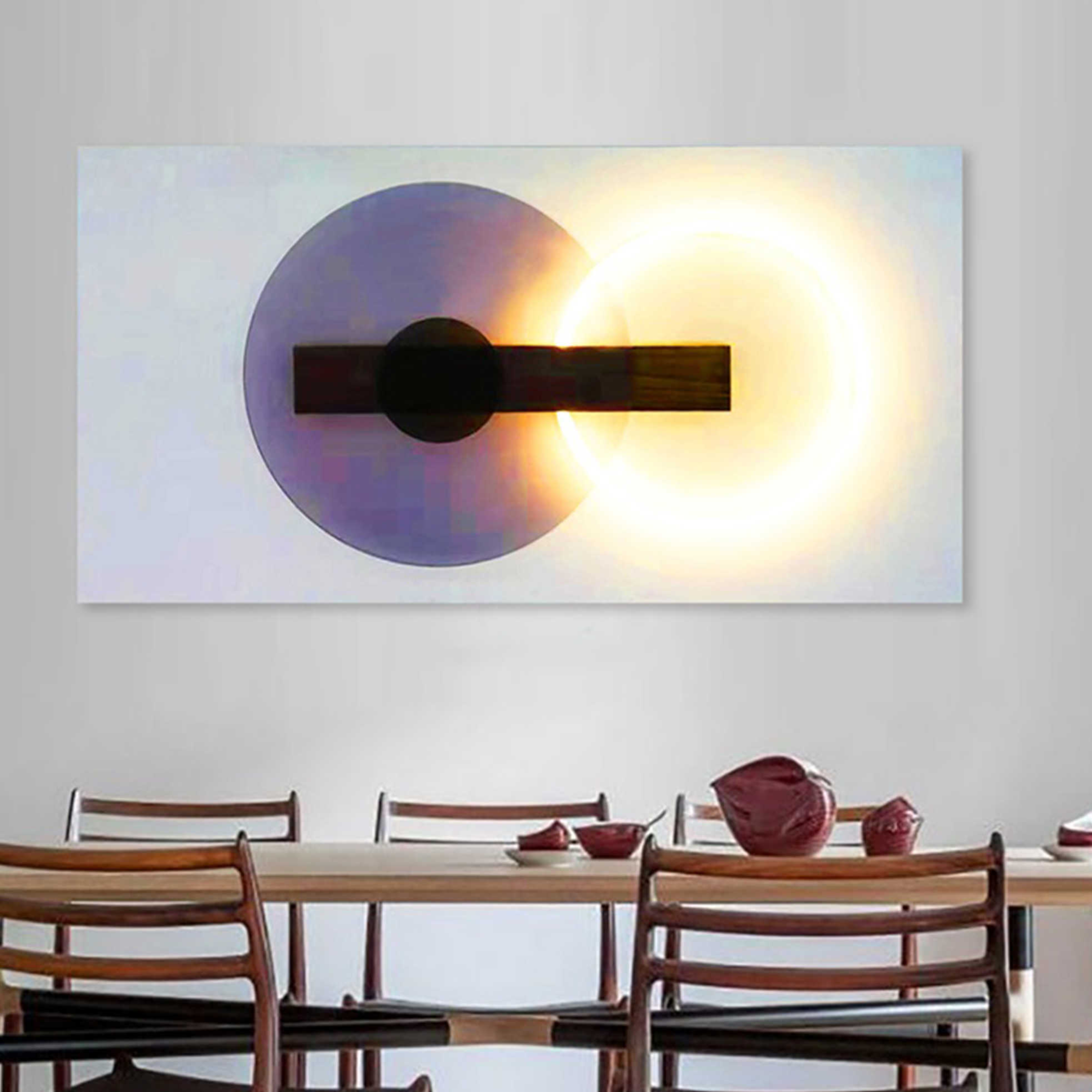 Radiant Rings Wall Art Interior Moderna   