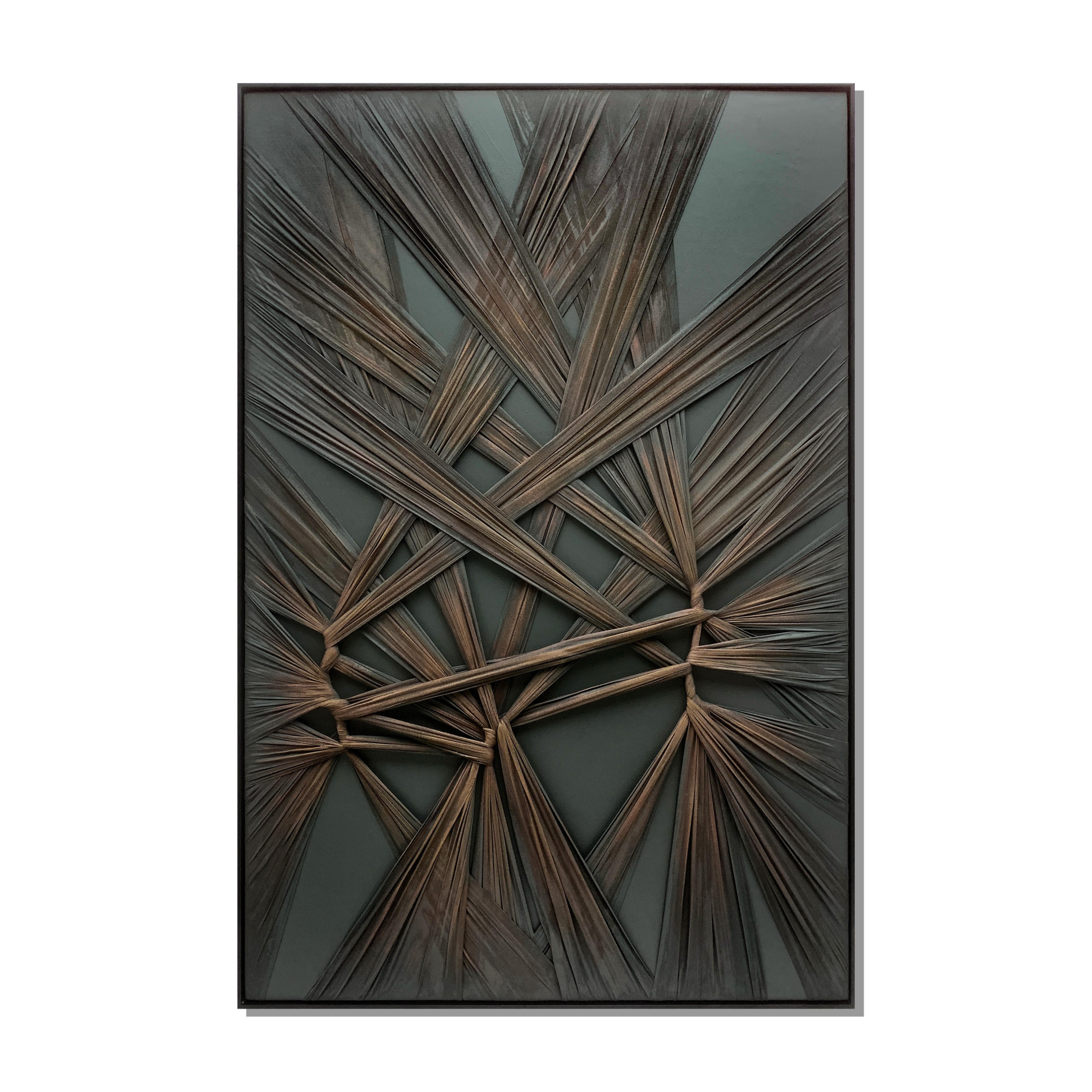 Interwoven Chaos Wall Art Interior Moderna Black  