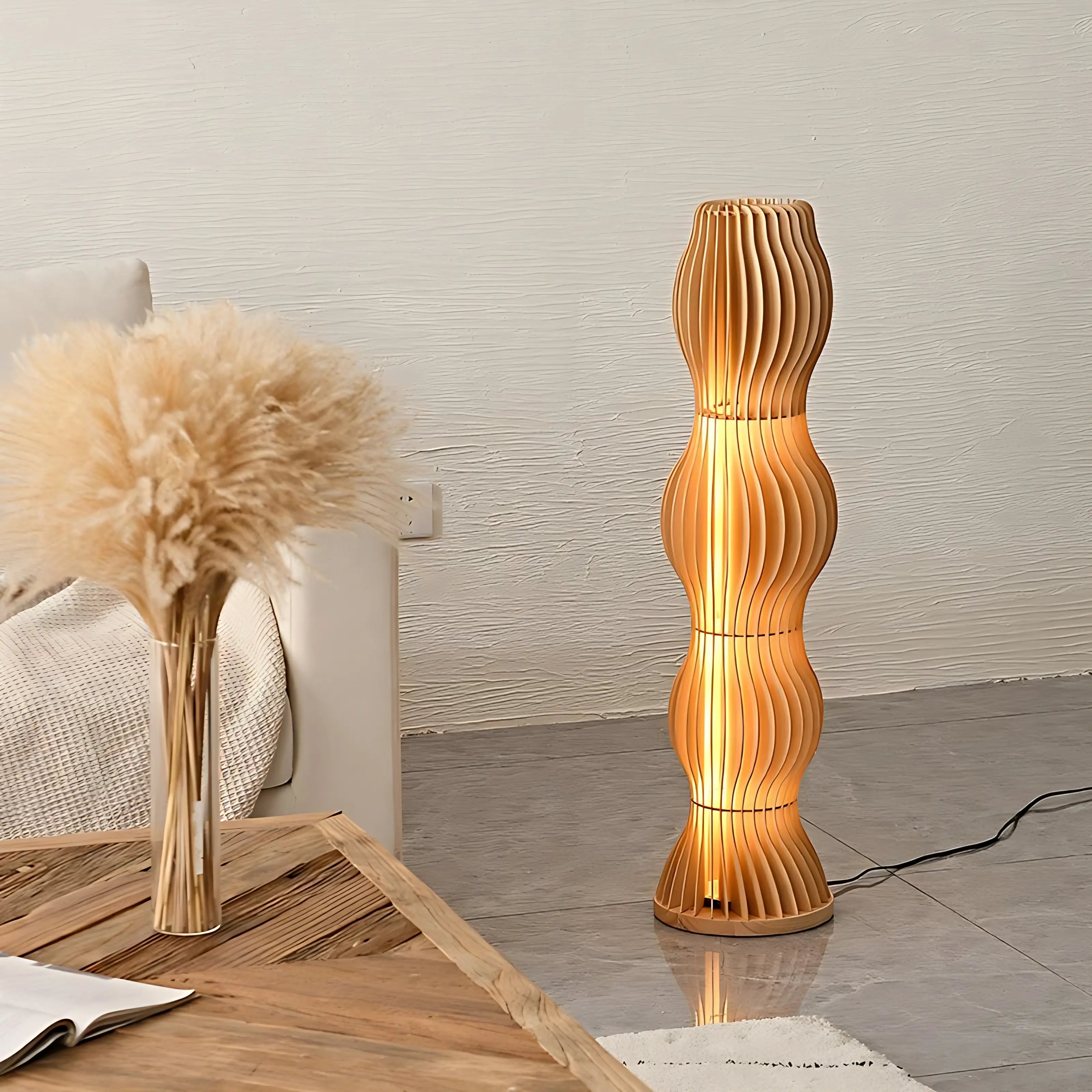 Vapor Wood Lamp Lamp Interior Moderna