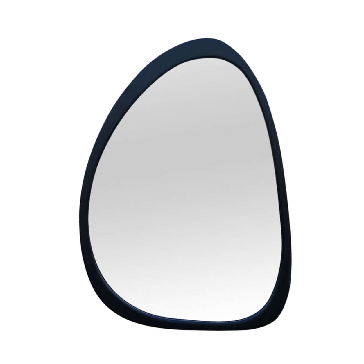 Asymmetrical Oval Mirror Mirror Interior Moderna Black  