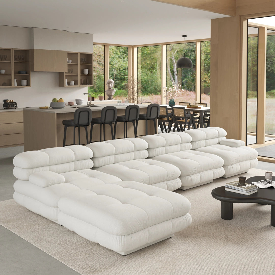 Cloudforma Modular Sofa Sofa Interior Moderna White Combination B