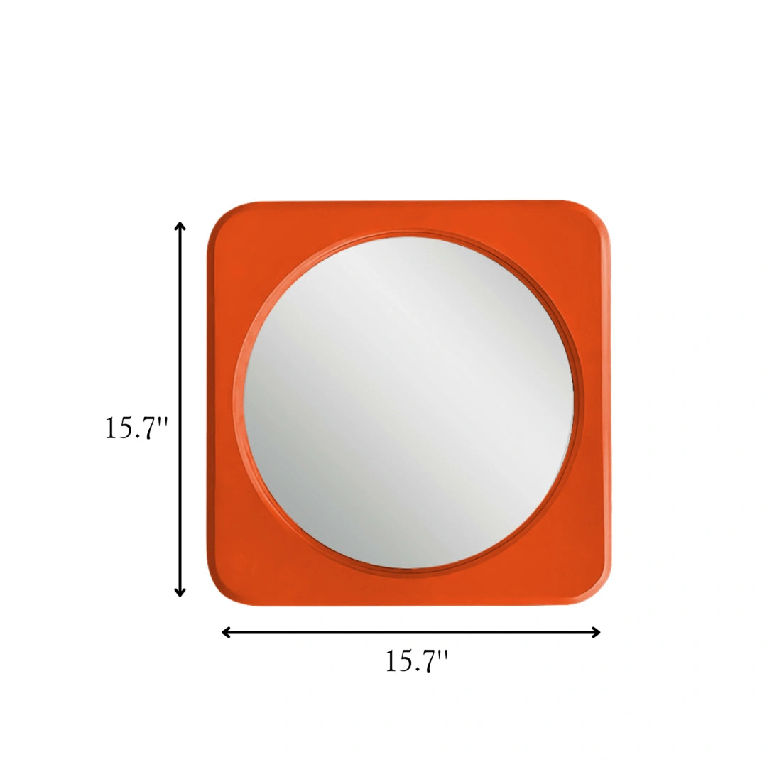 Rounded Square Mirror Mirror Interior Moderna