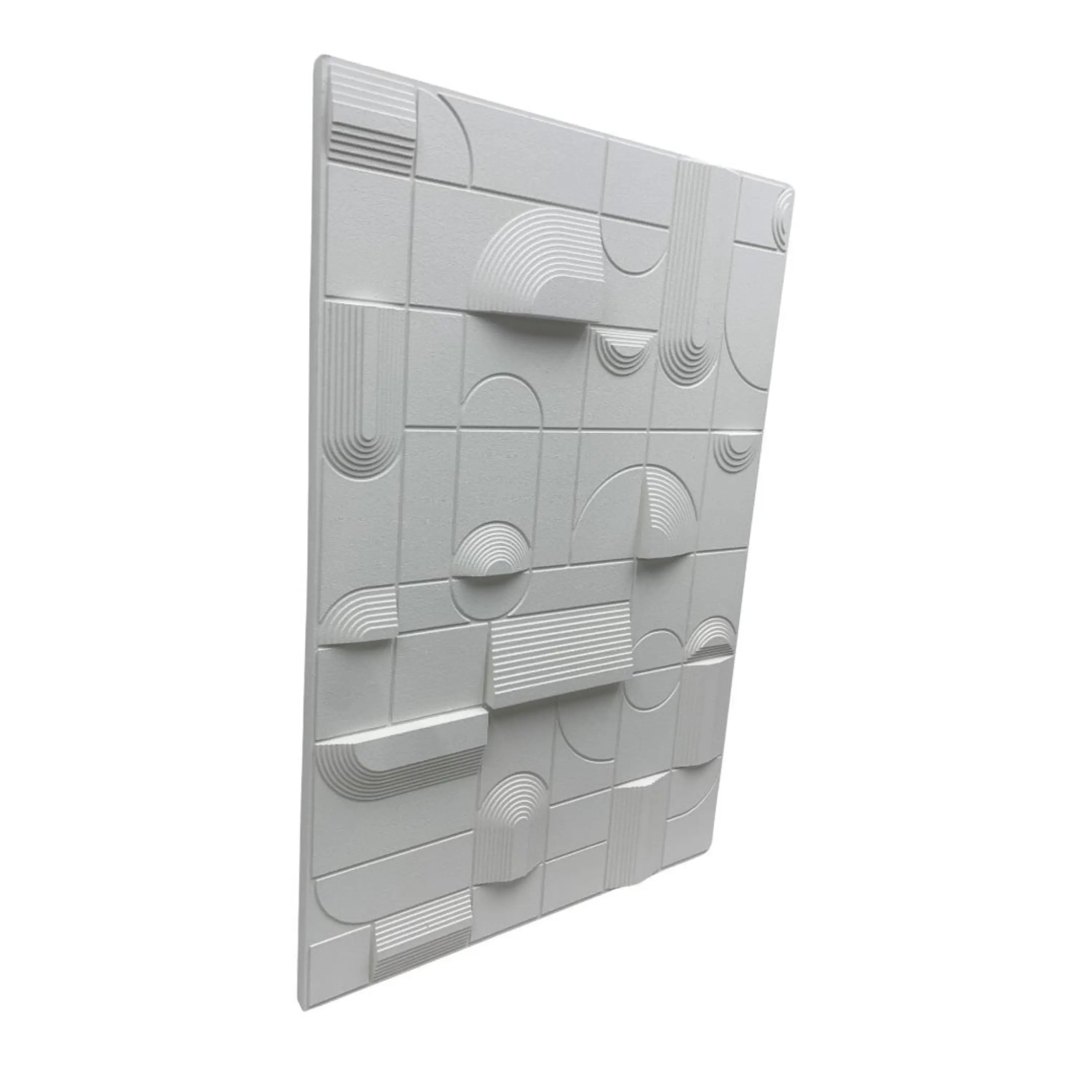 Monochrome Melange Wall Art Interior Moderna White