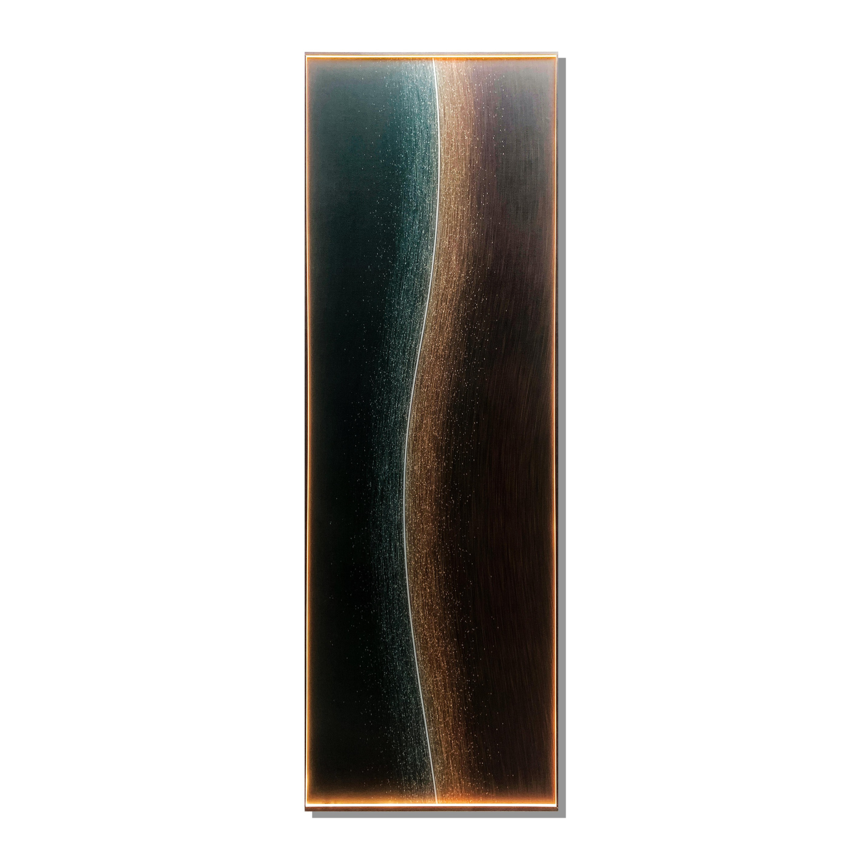 Amber Sandstorm Oasis Wall Art Interior Moderna   