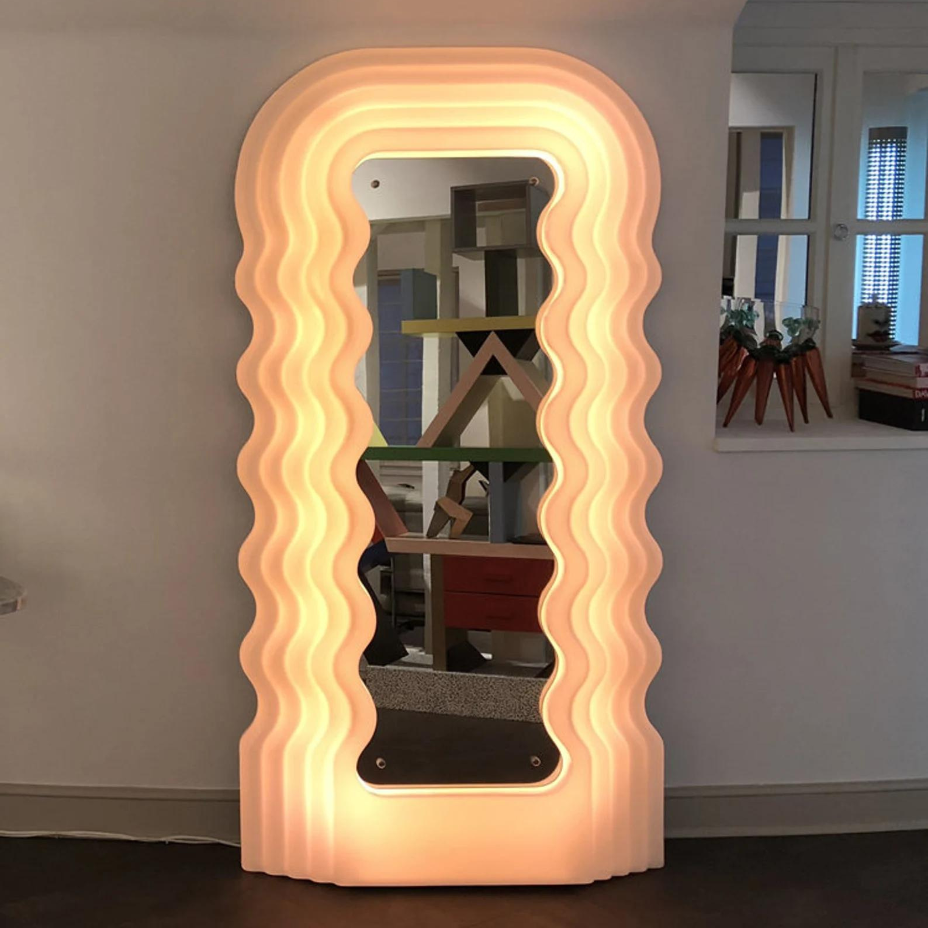 Ettore Sottsass Mirror Mirror Interior Moderna   