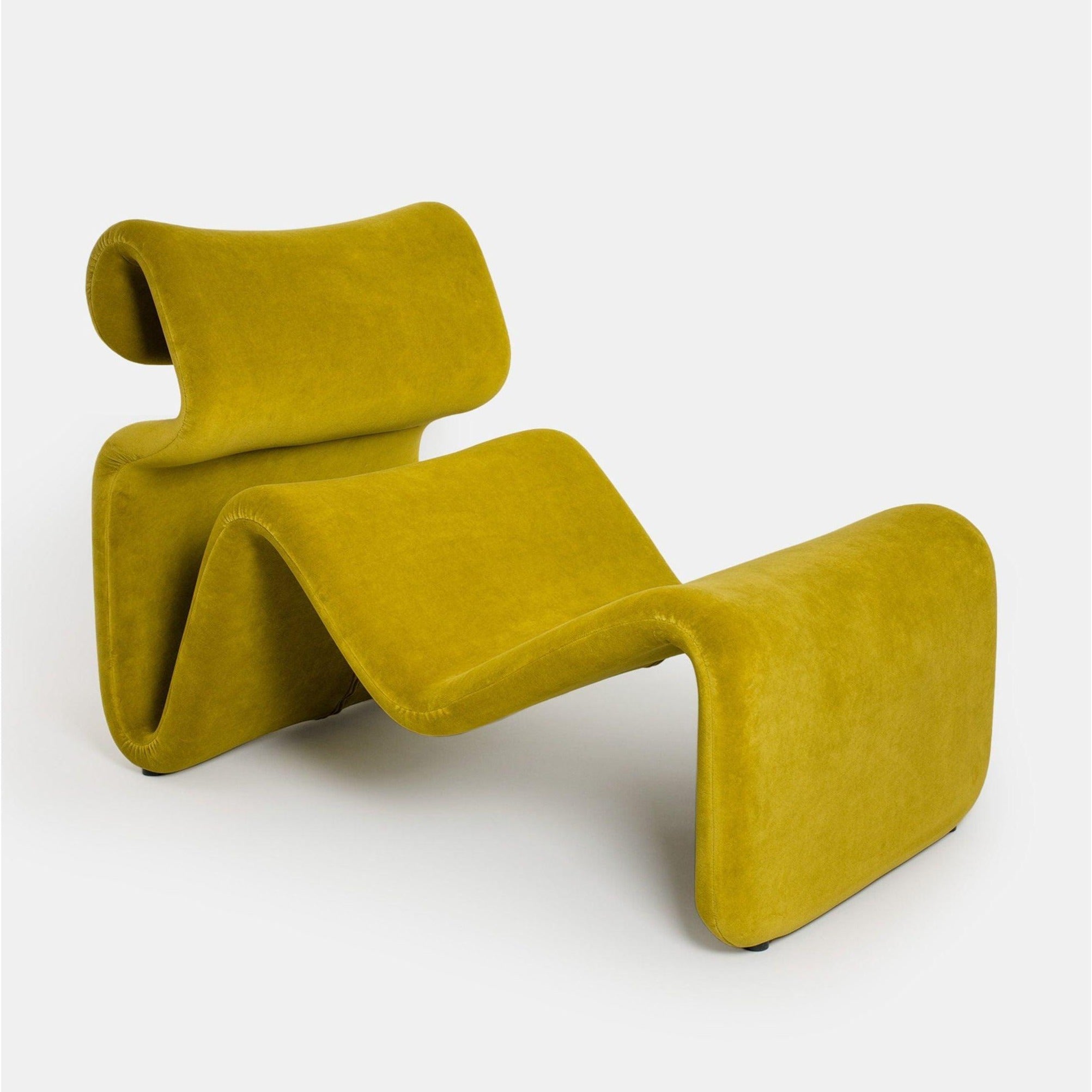 Etcetera Lounge Chair Chair Interior Moderna Chair Only Turmeric Yellow 