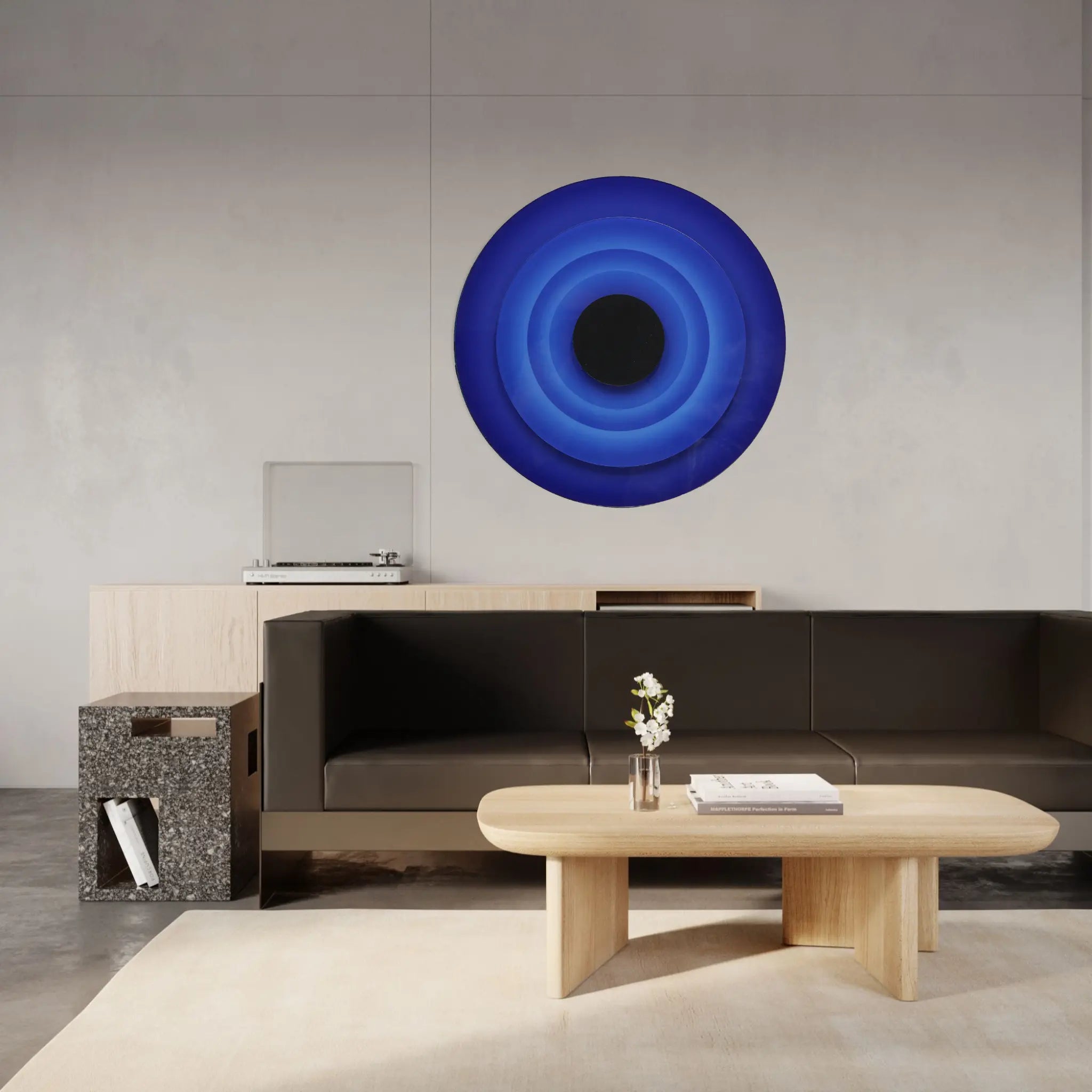 Triple Eclipse Radiance Wall Art Interior Moderna