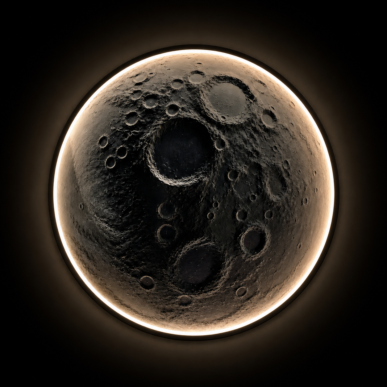 Silent Moon Wall Art Interior Moderna