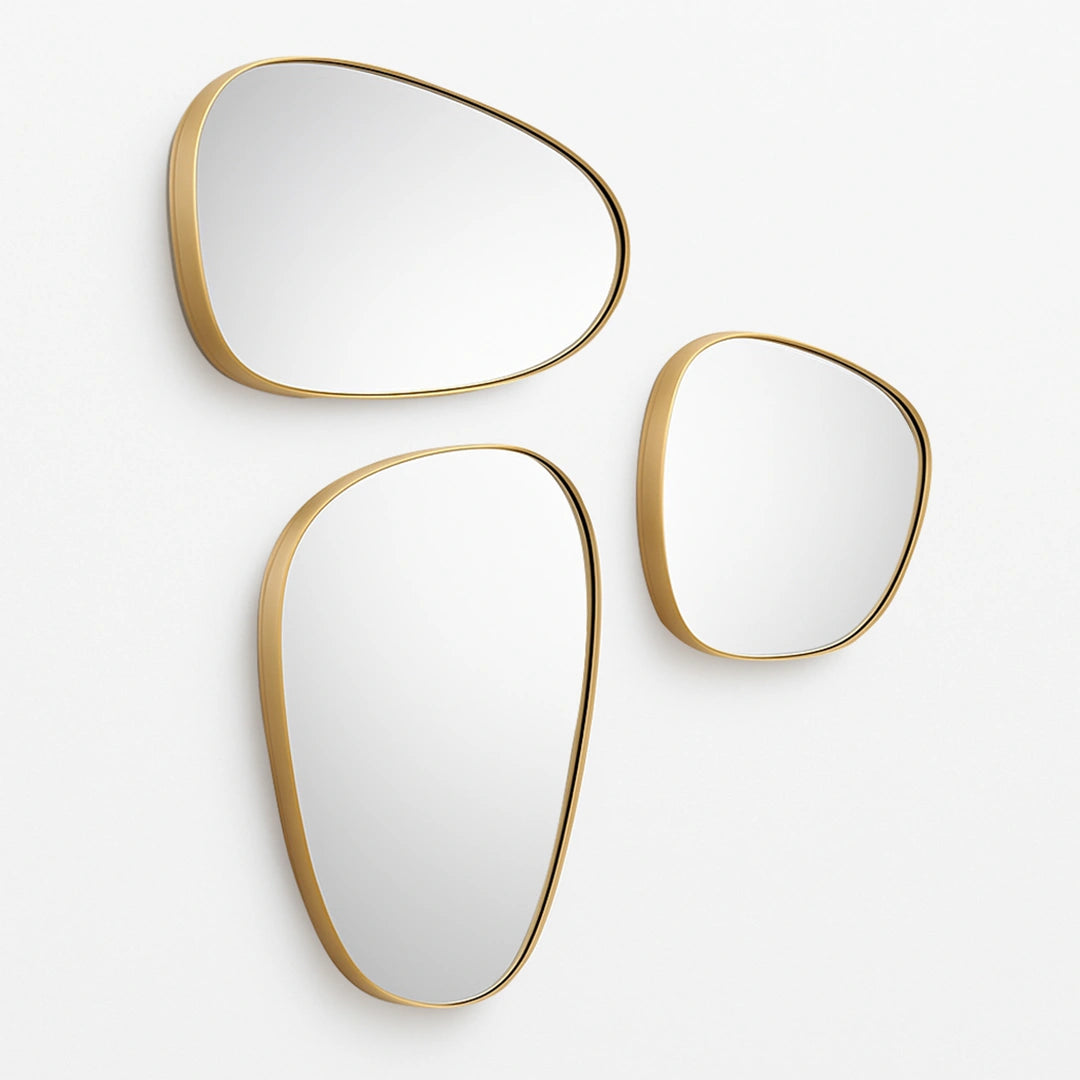 Pebble Mirror Set | Organic Wall Mirror Trio | Interior Moderna Pebble Mirror Set | Organic Wall Mirror Trio | Interior Moderna