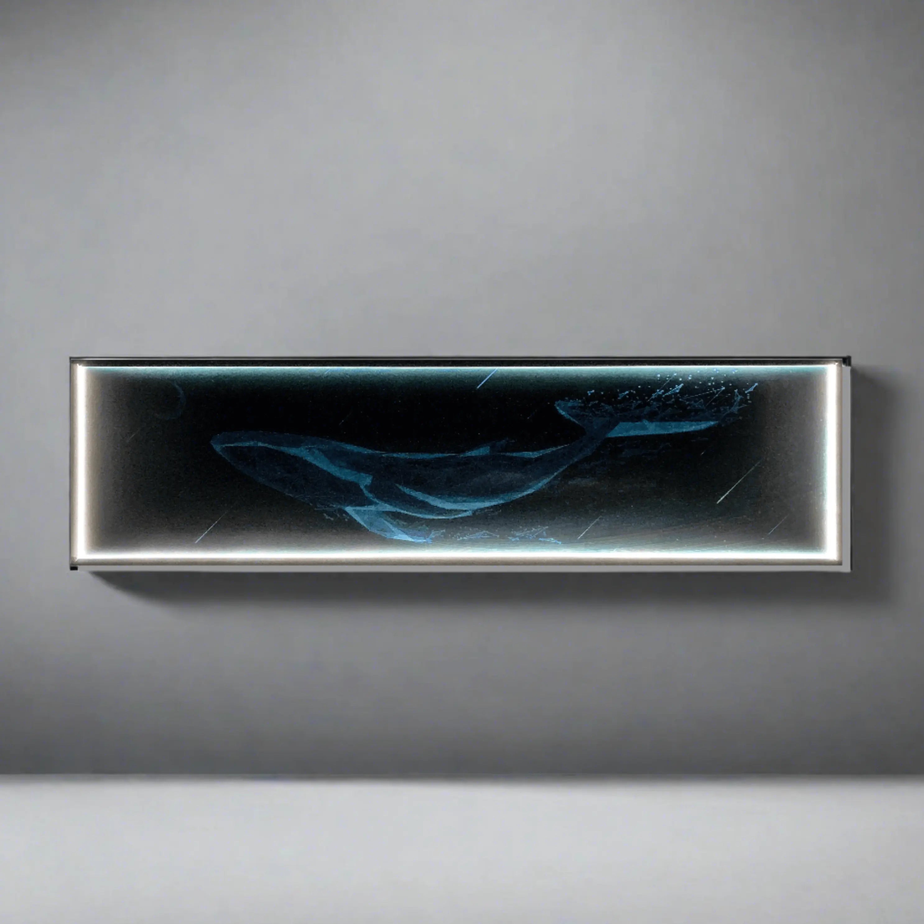 Deep Ocean Glow Wall Art Interior Moderna