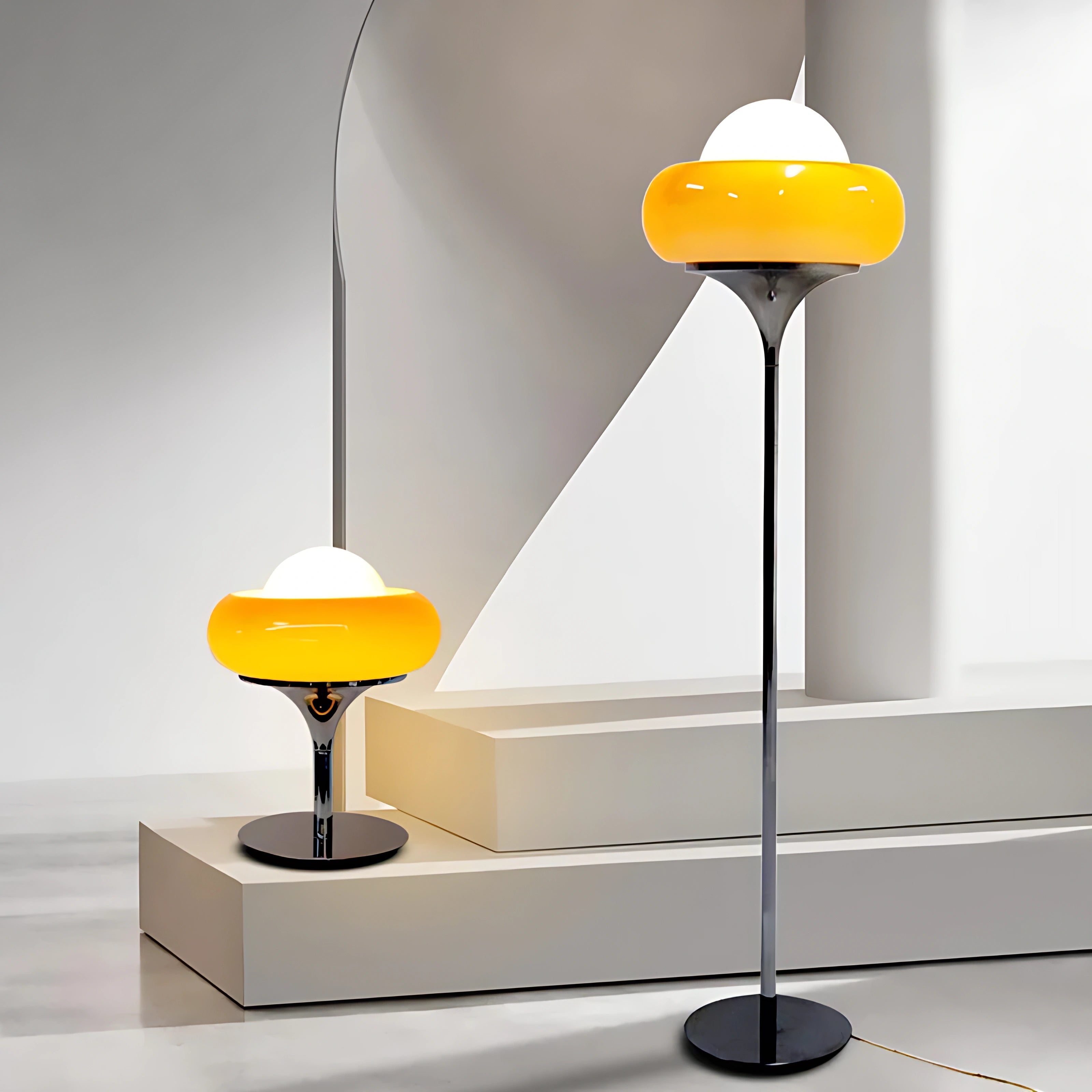 Sunburst Glow Floor Lamp Lamp Interior Moderna