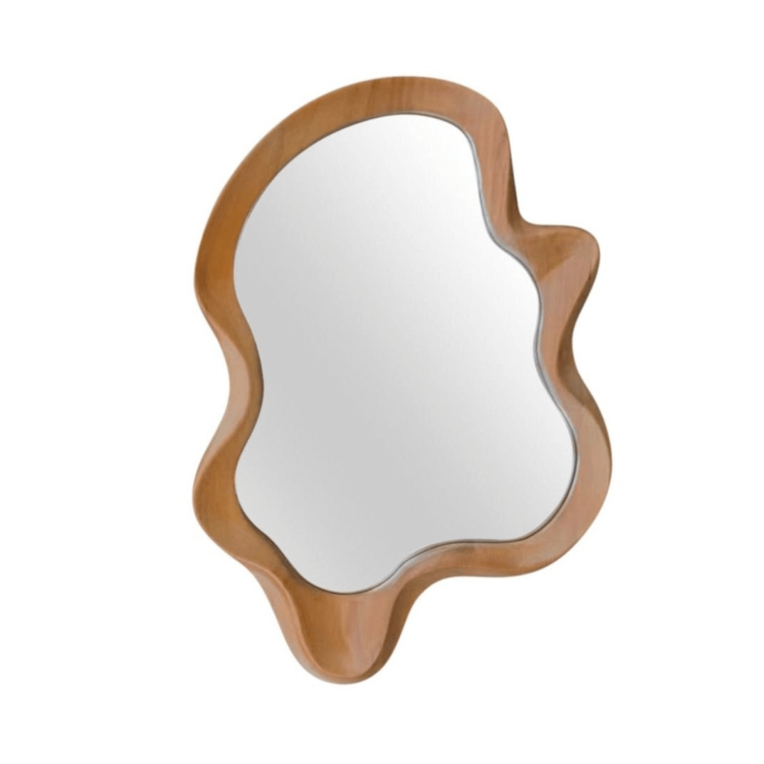 Irregular Wave Mirror Mirror Interior Moderna   