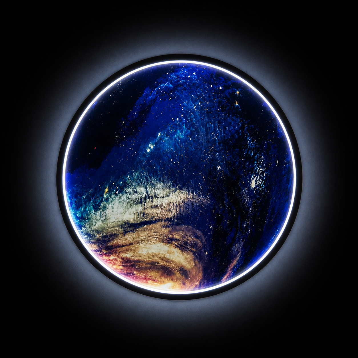 Cosmic Glow Wall Art Interior Moderna