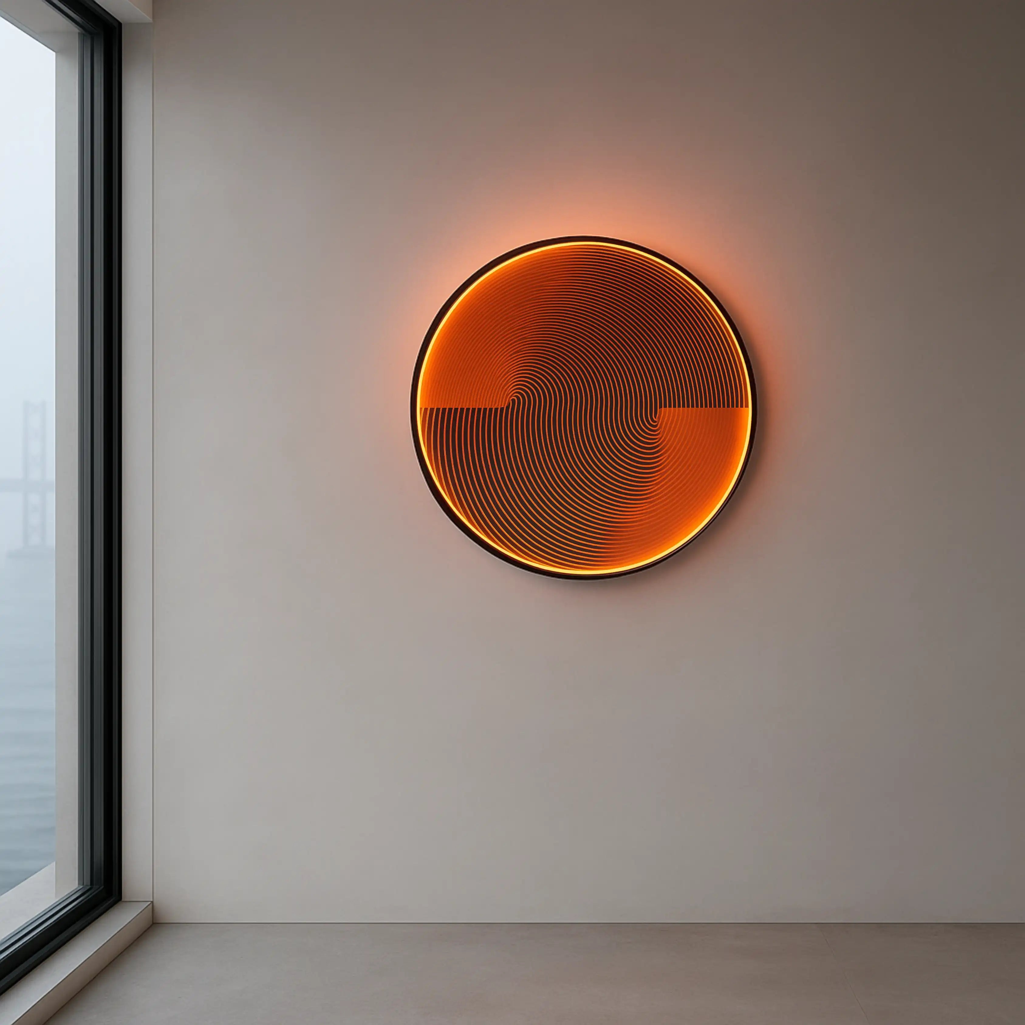 Halo Drift Wall Art Interior Moderna