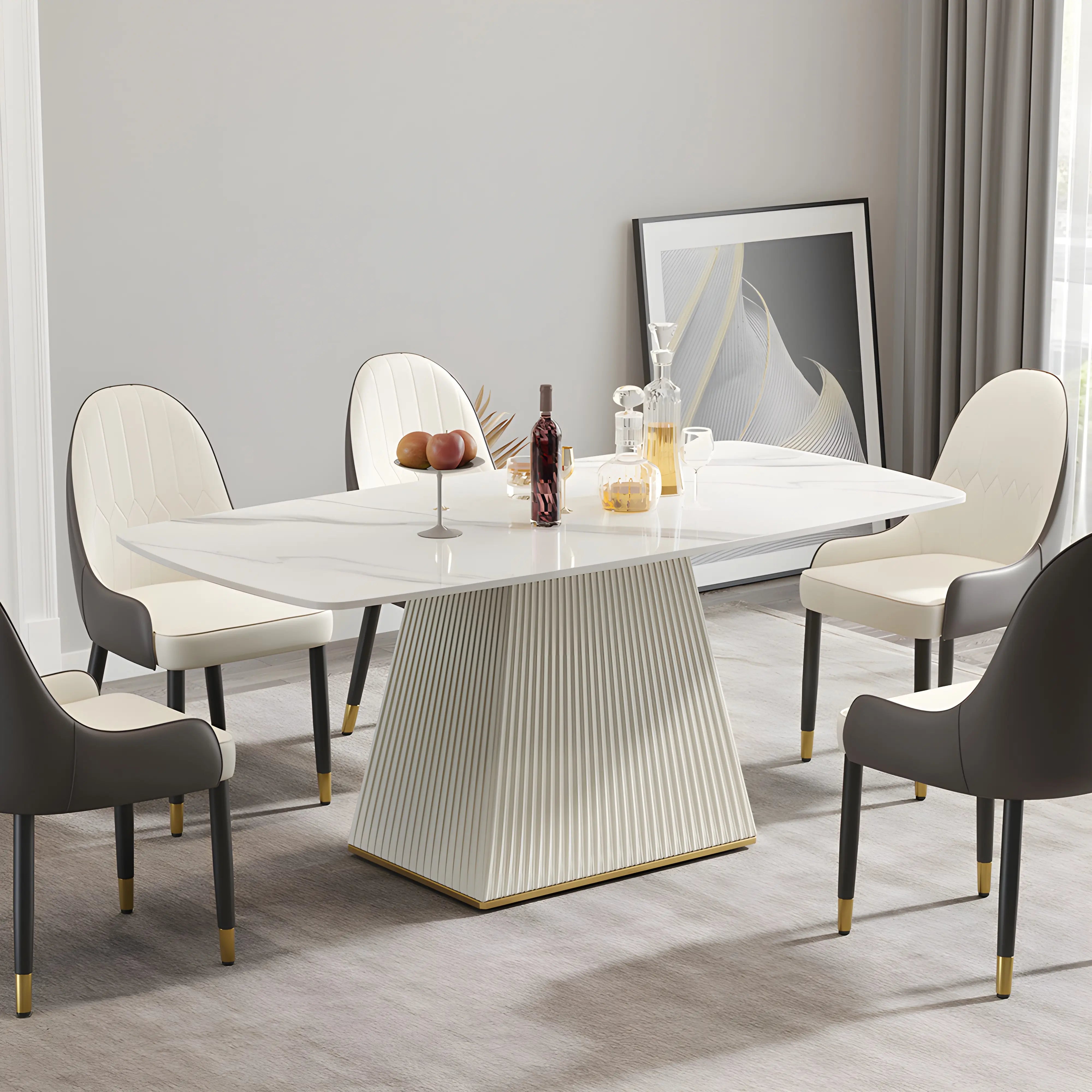 Modena Dining Table Table Interior Moderna white White