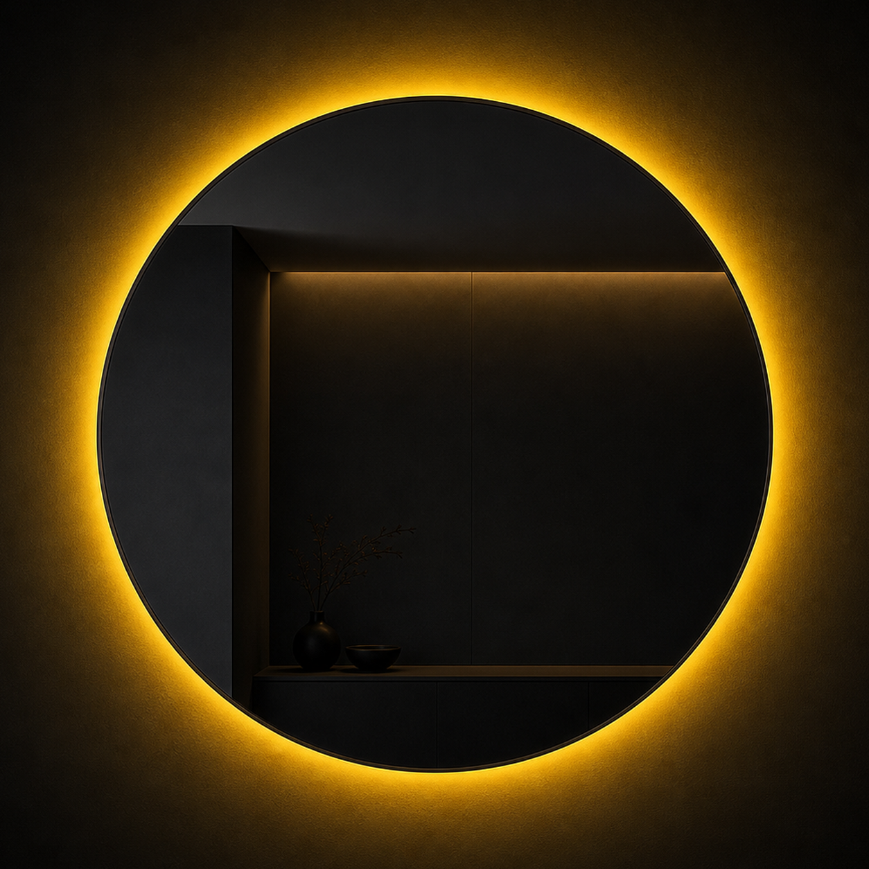 Solar Eclipse Mirror Mirror Interior Moderna
