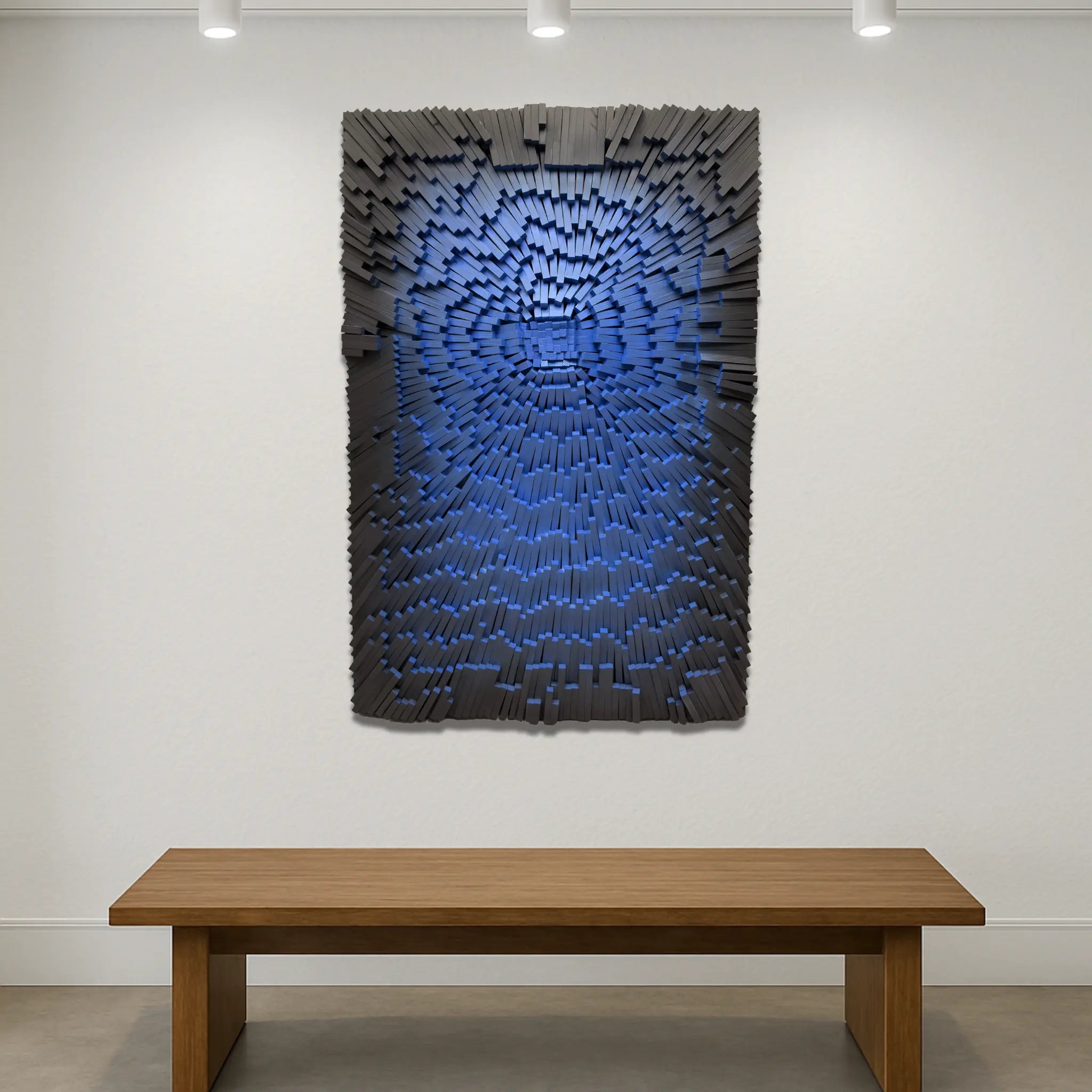The Weight of Wanting Wall Art Interior Moderna Midnight Pulse