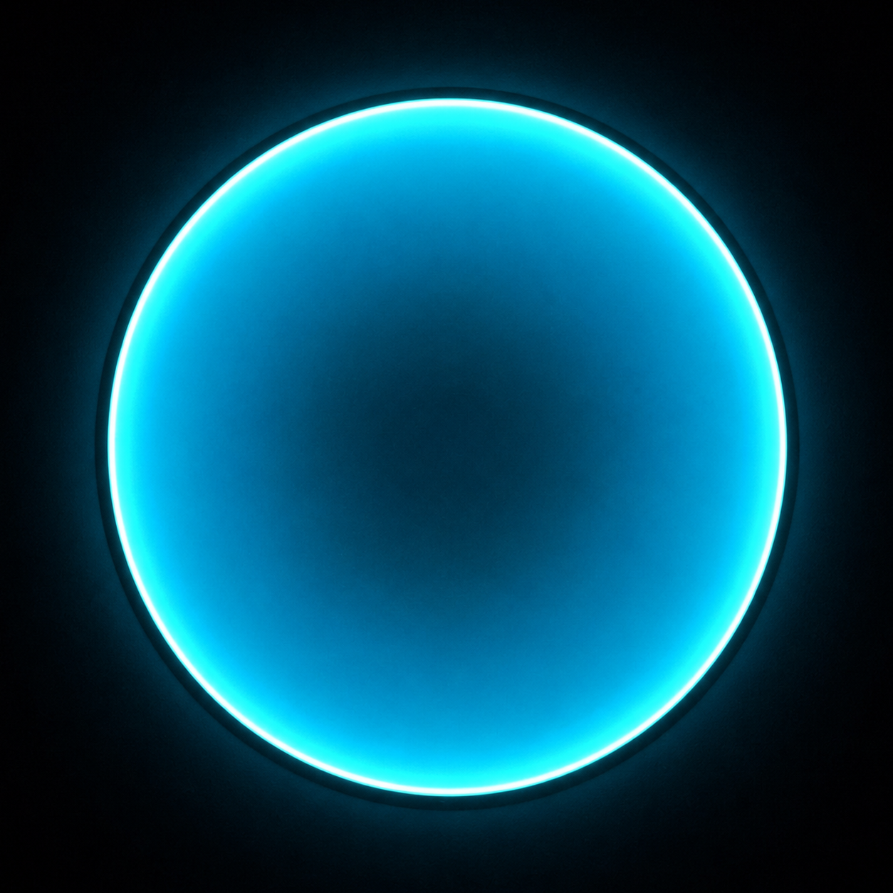 Silent Burn | Blue Eclipse Wall Art Interior Moderna
