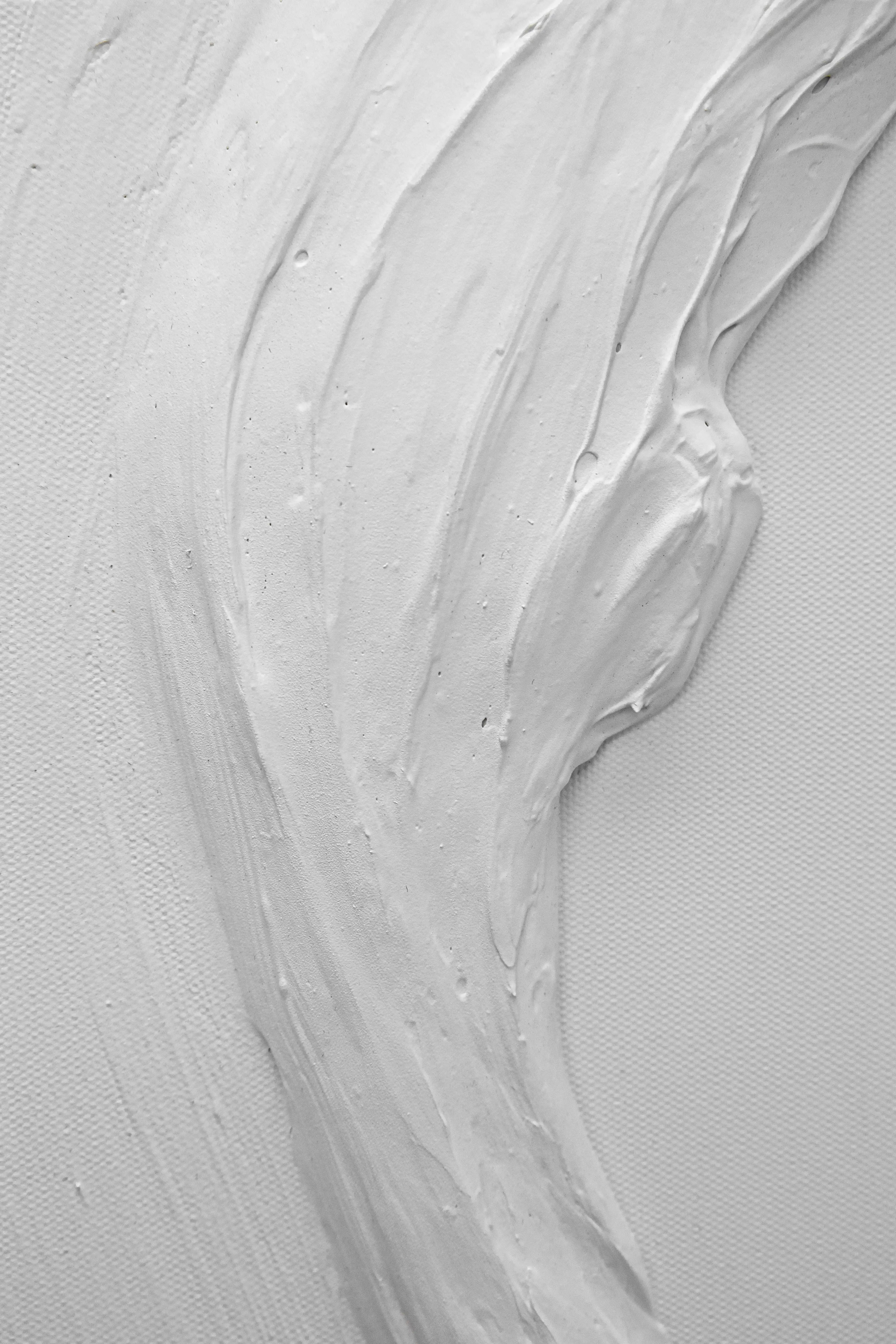 Snowy Strokes Wall Art Interior Moderna