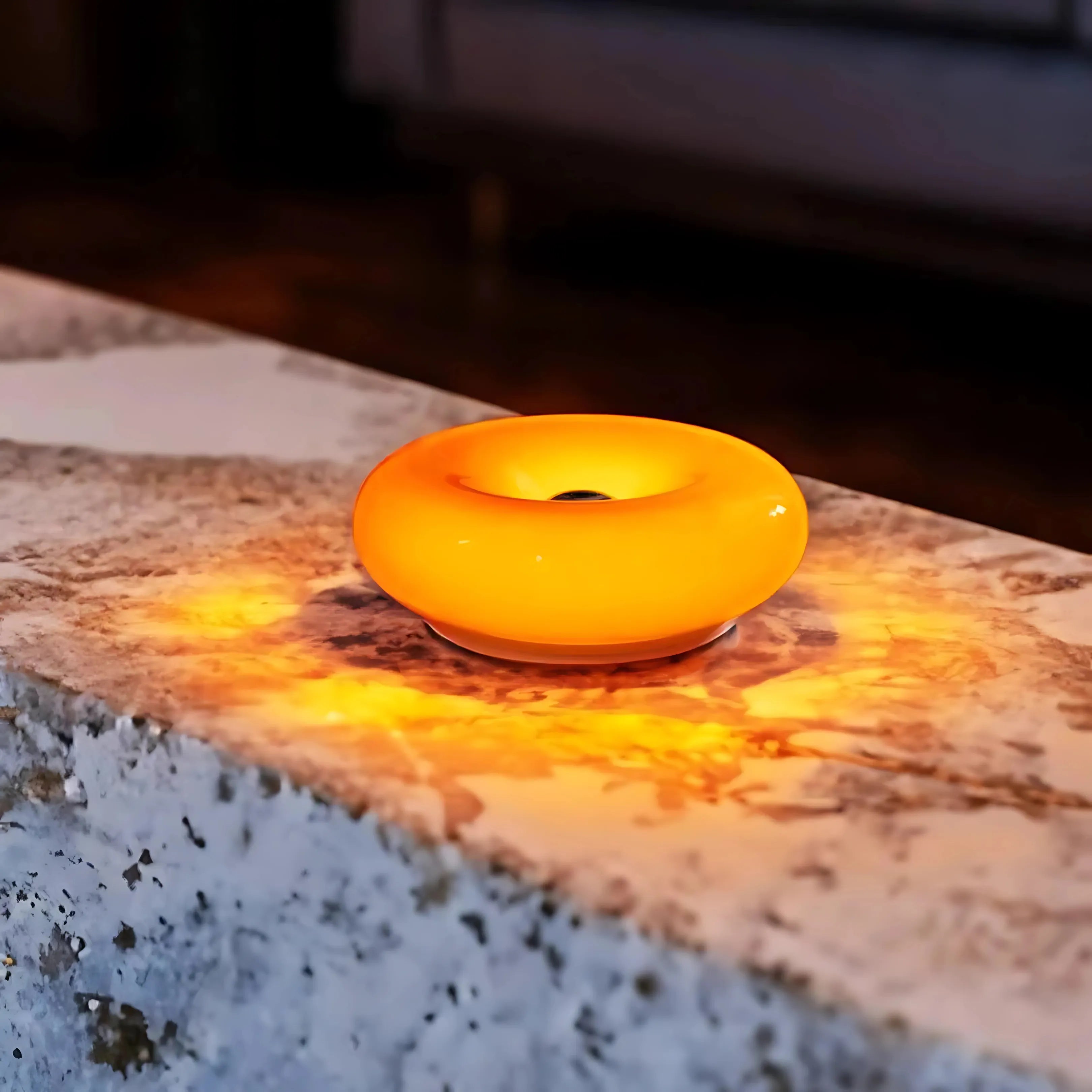 Amber Orbit Lamp Lamp Interior Moderna