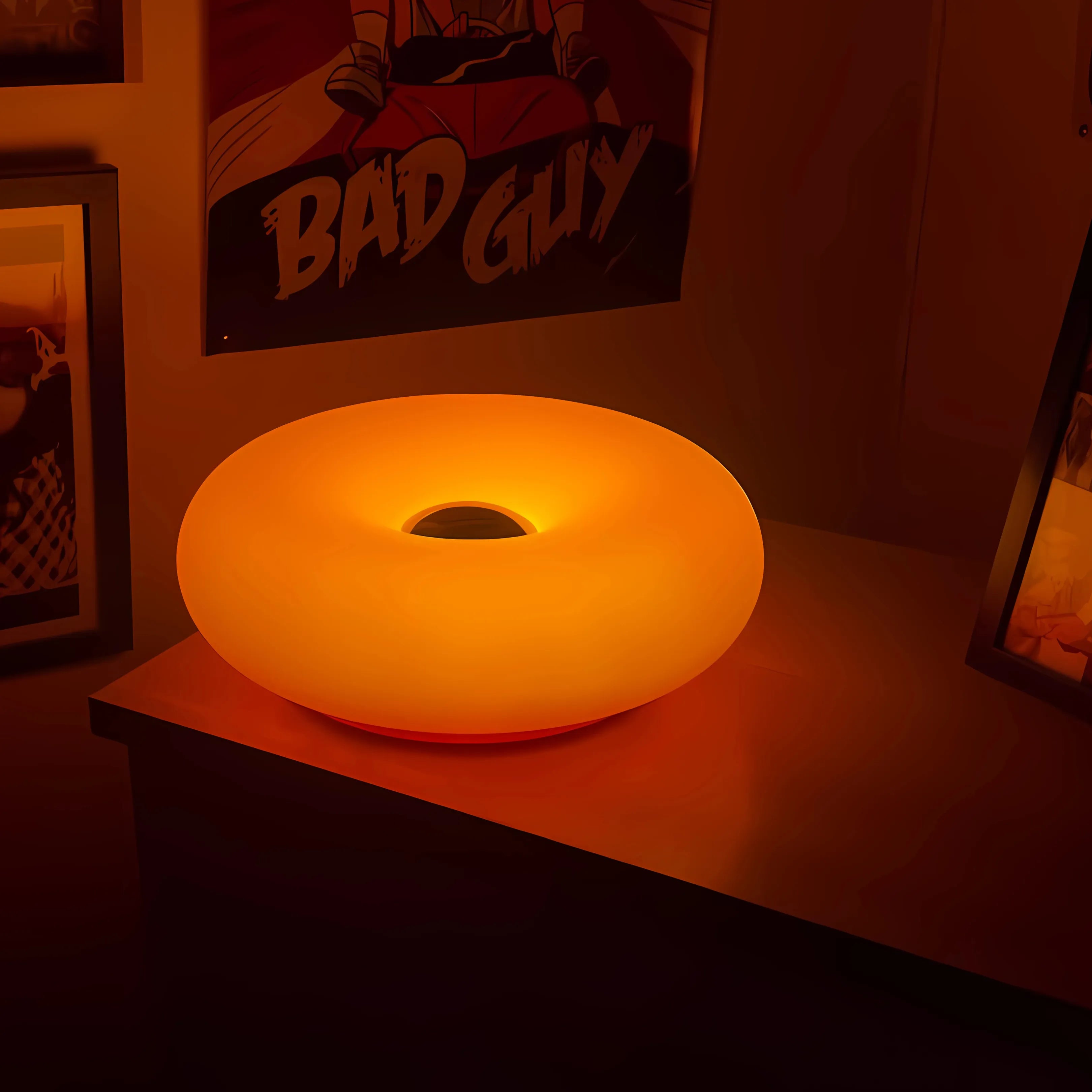Amber Orbit Lamp Lamp Interior Moderna