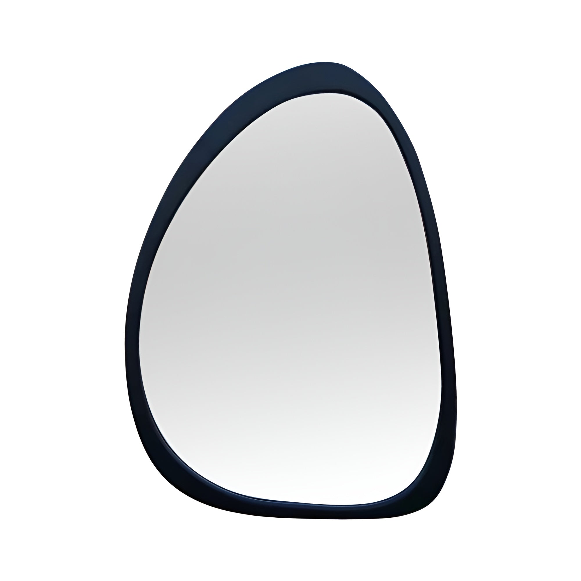 Asymmetrical Oval Mirror Mirror Interior Moderna Black