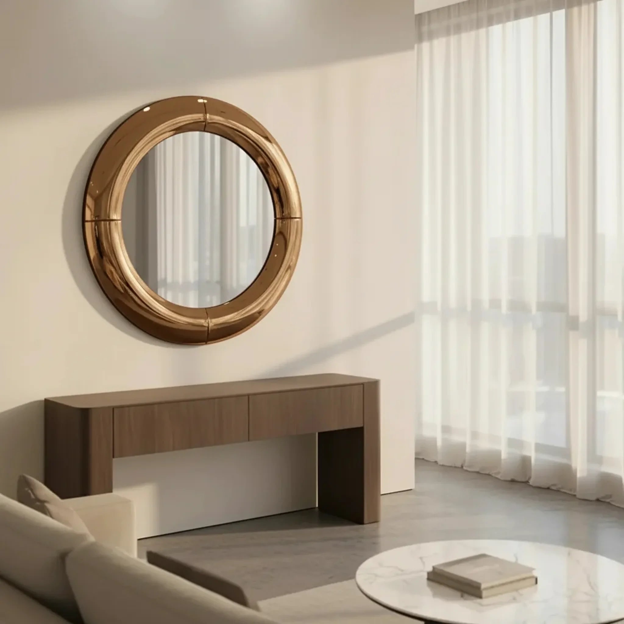 Atlas Mirror | Brass Mirror Interior Moderna