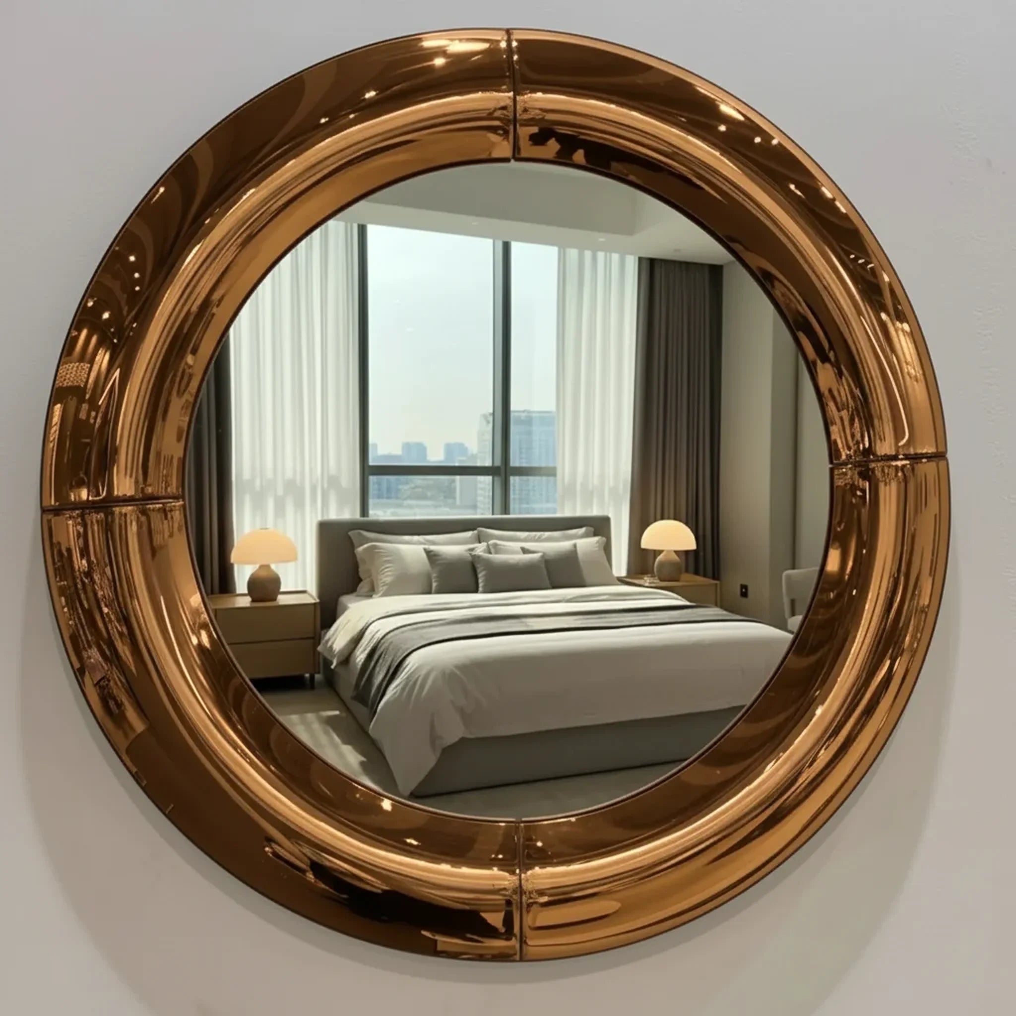 Atlas Mirror | Brass Mirror Interior Moderna
