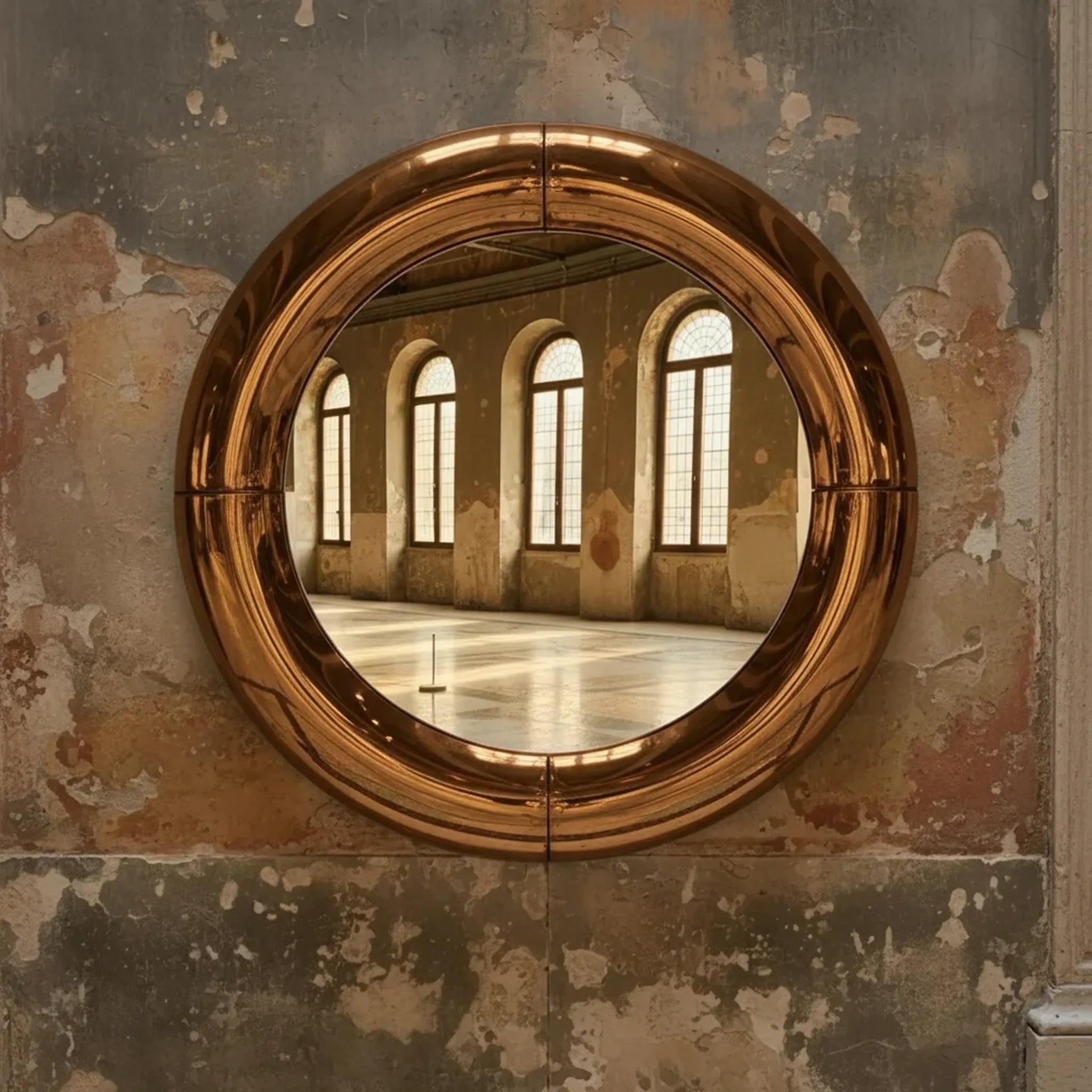 Atlas Mirror | Brass Mirror Interior Moderna