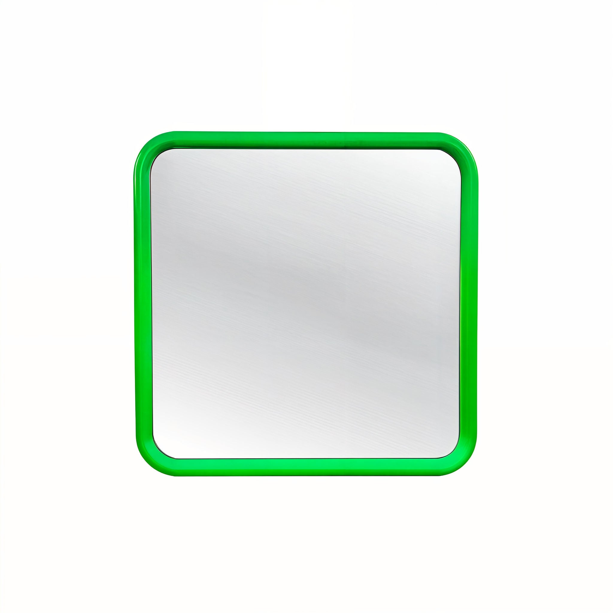 Bold Square Mirror Mirror Interior Moderna Green