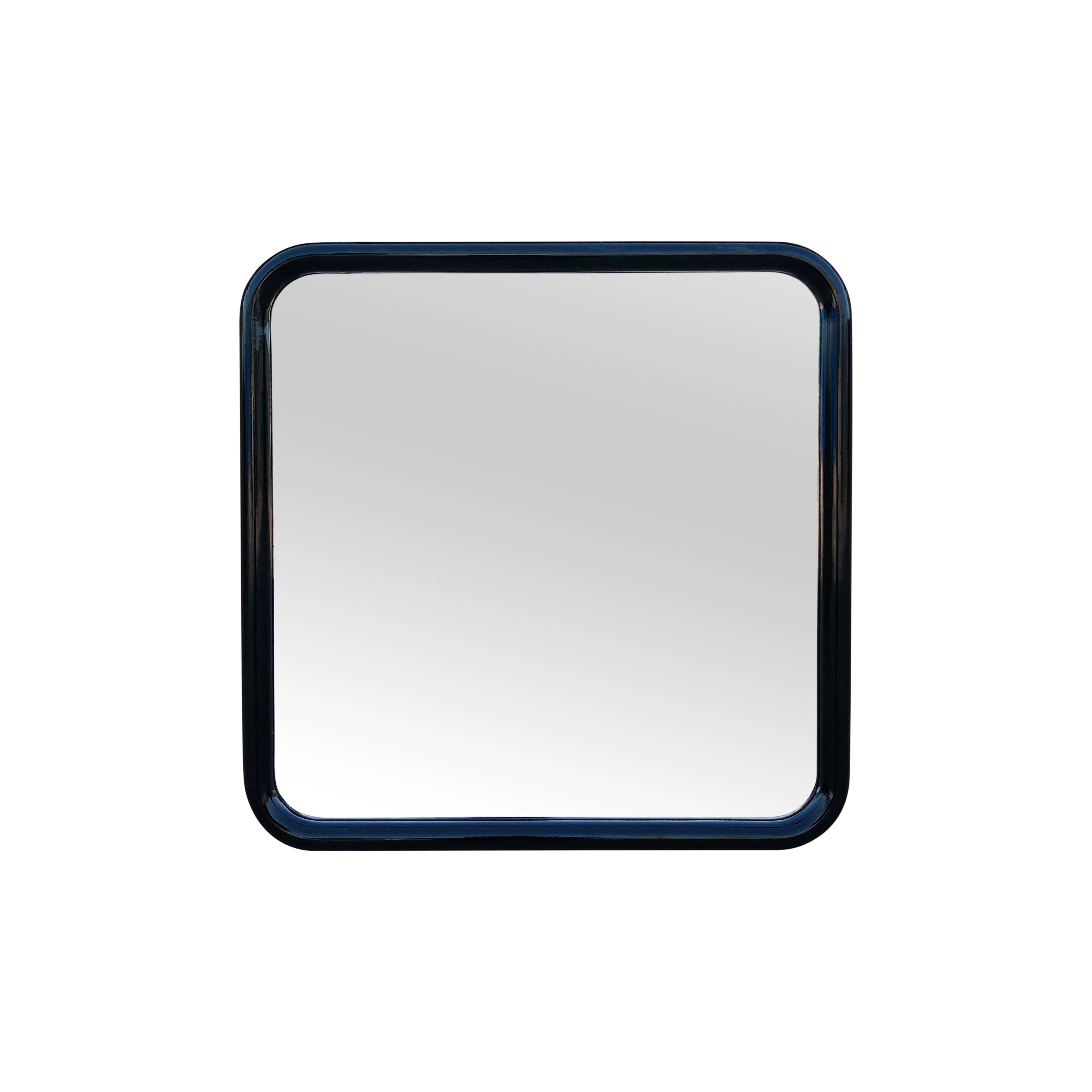 Bold Square Mirror Mirror Interior Moderna Black