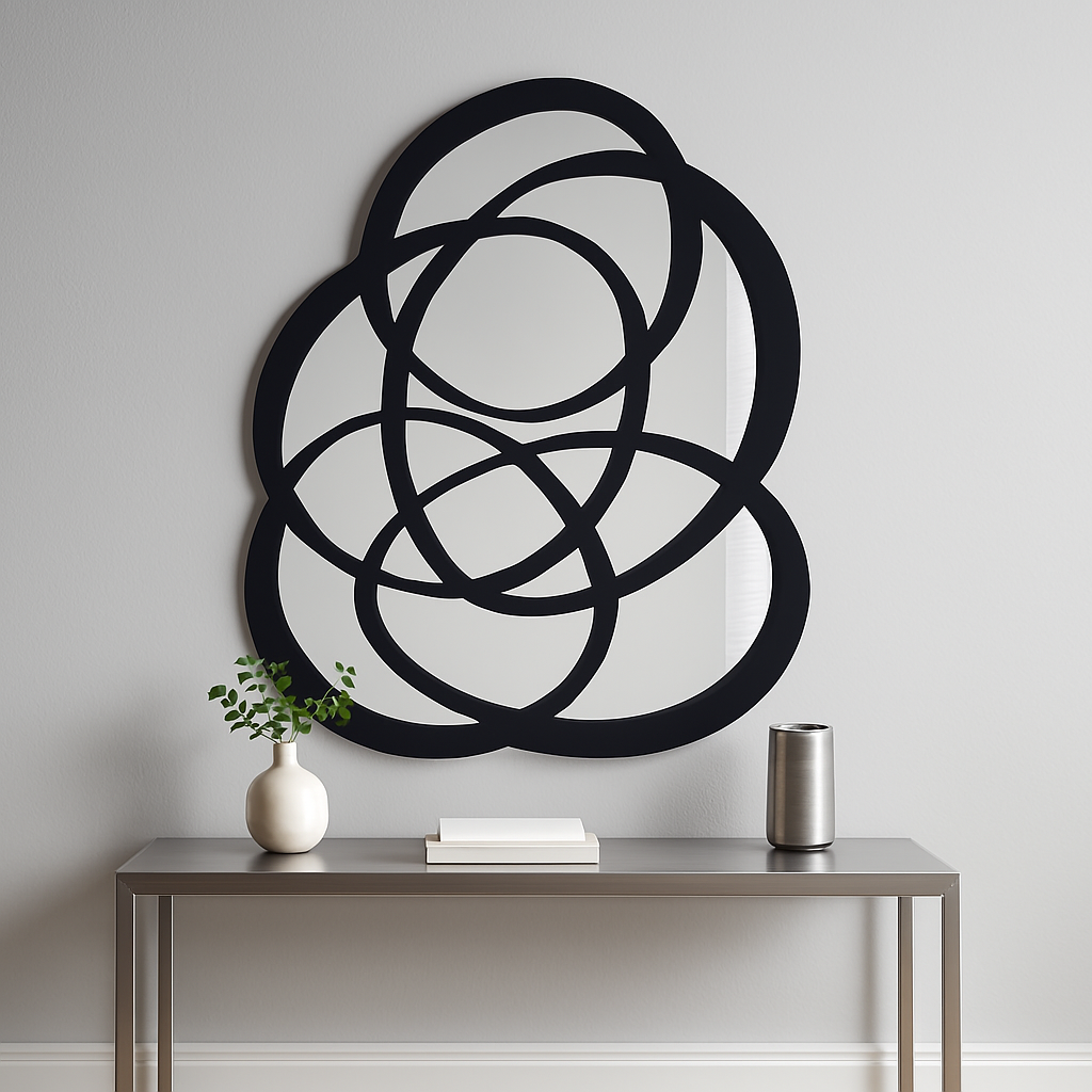Rings of Infinity Wall Mirror Mirror Interior Moderna