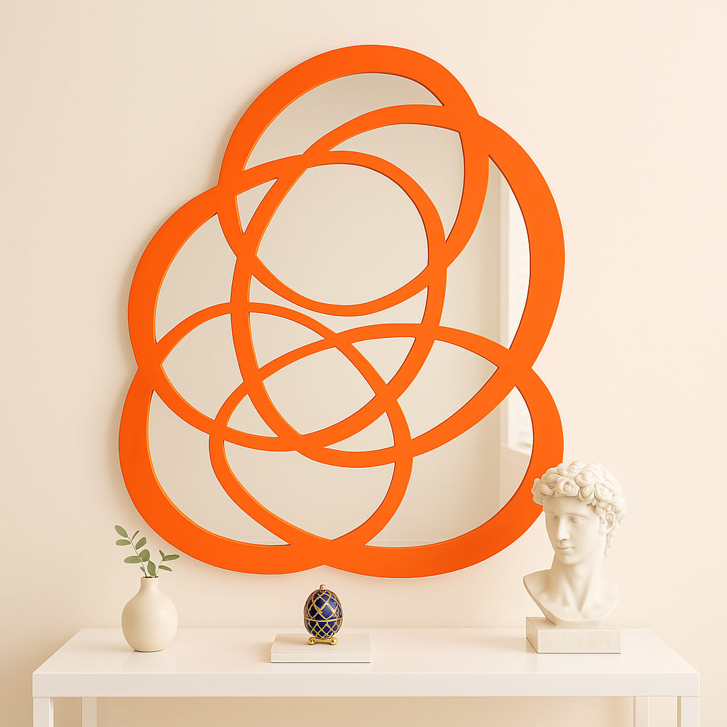Rings of Infinity Wall Mirror Mirror Interior Moderna