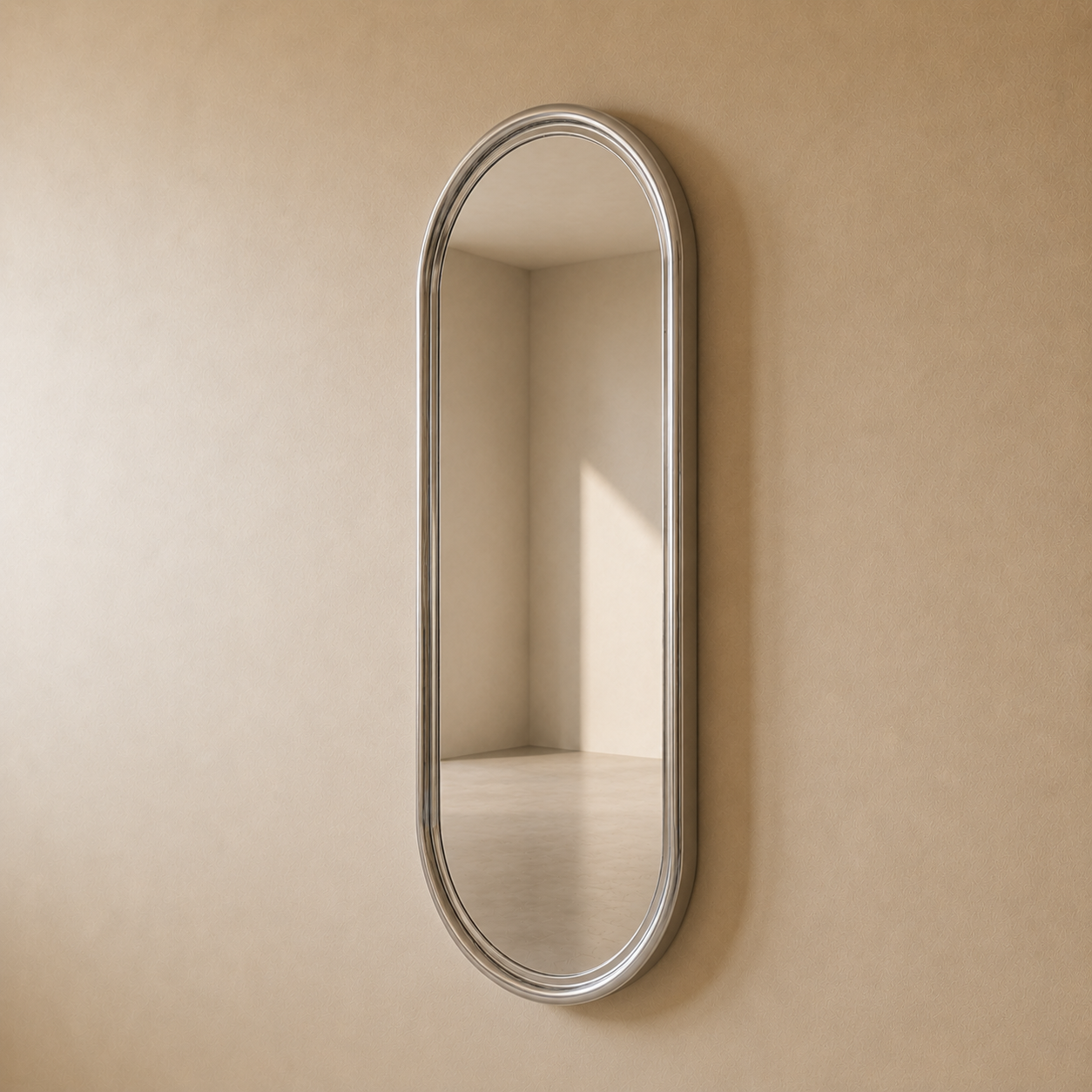 Chrome Pill Mirror