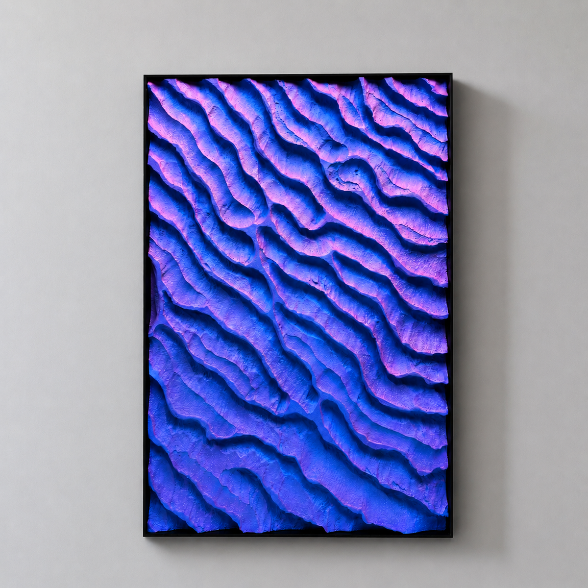 Pressure Index | Ultraviolet Strata Wall Art Interior Moderna New