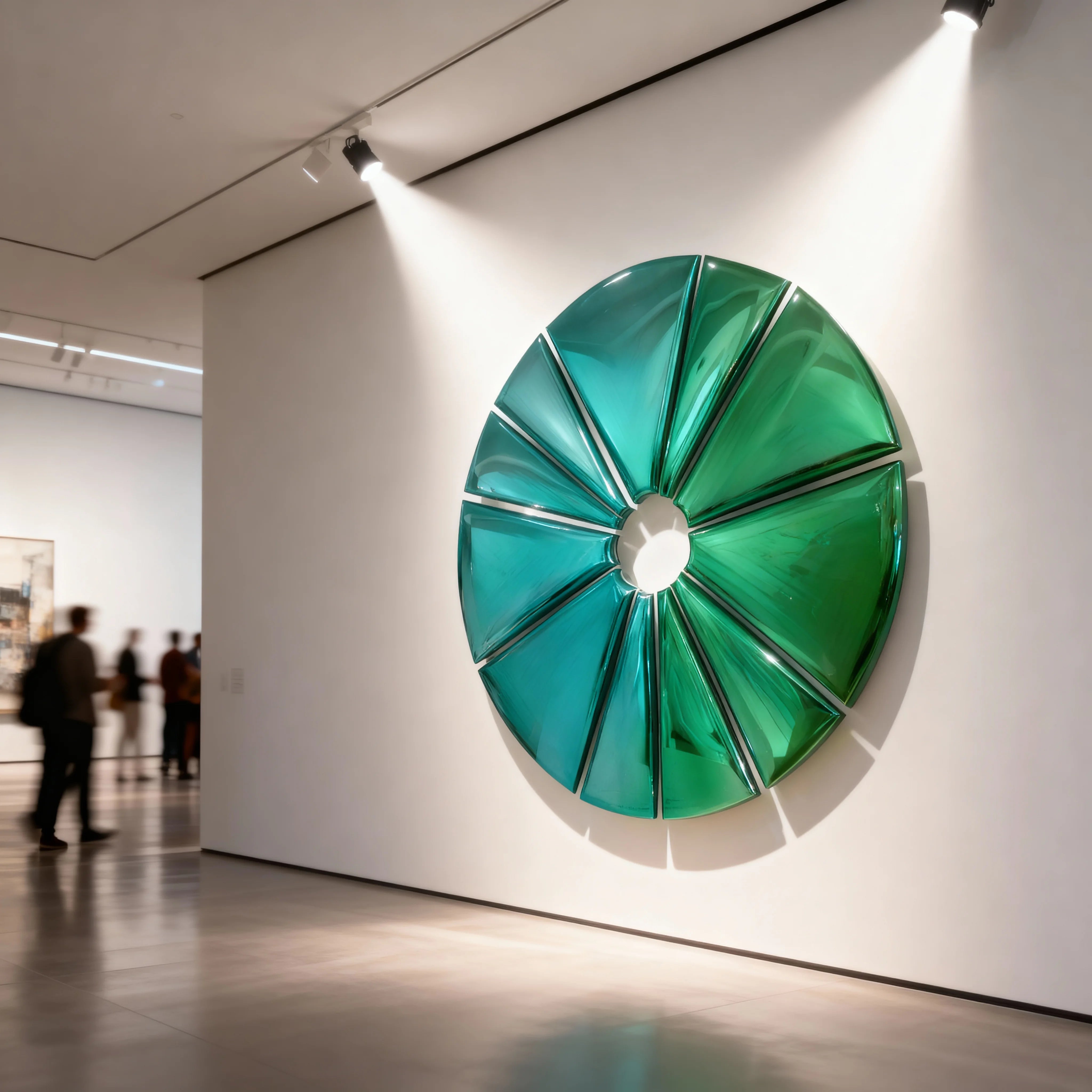 Chrome Continuum Wall Art Interior Moderna