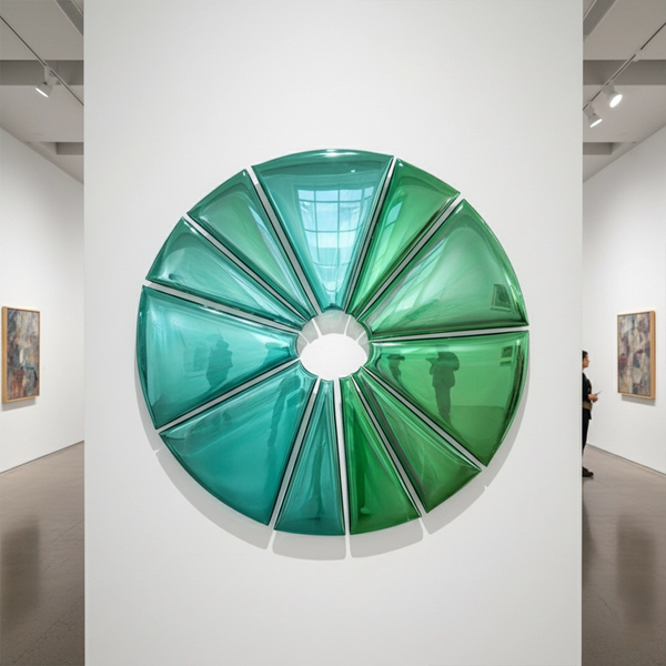 Chrome Continuum Wall Art Interior Moderna